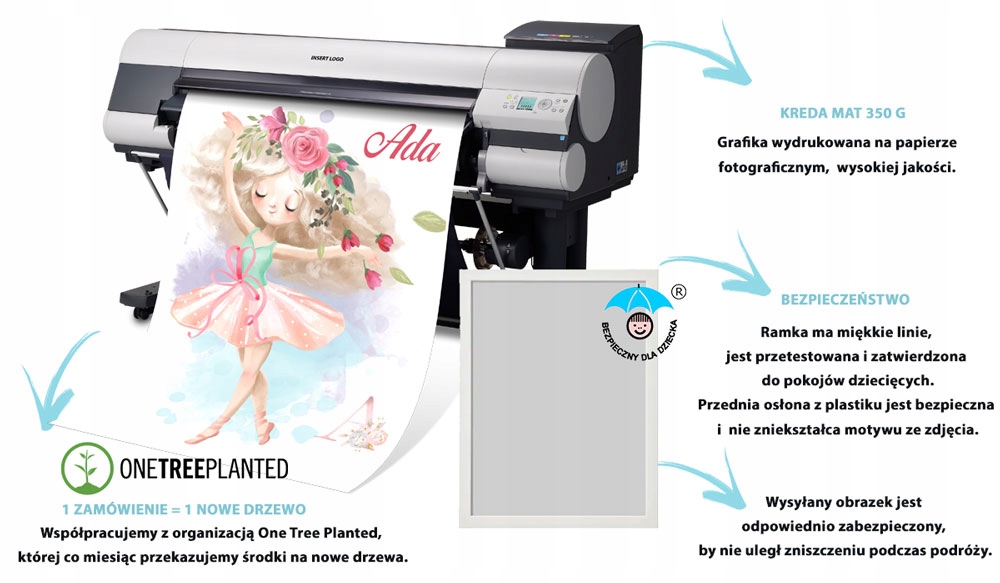 METRYCZKA 21x30 PLAKAT dla dziecka PREZENT chrzest Bohater Inny