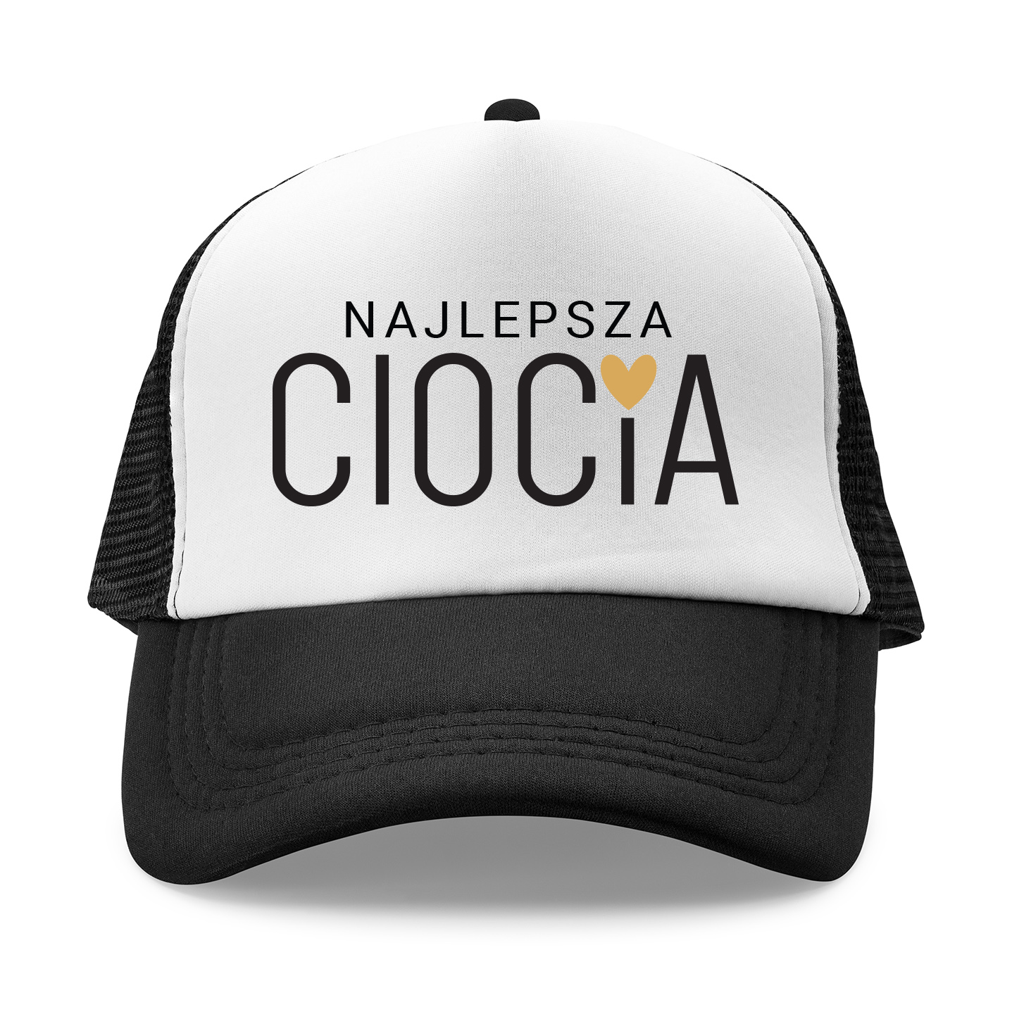 

Czapka Z Daszkiem trucker Najlepsza Ciocia bejsbol
