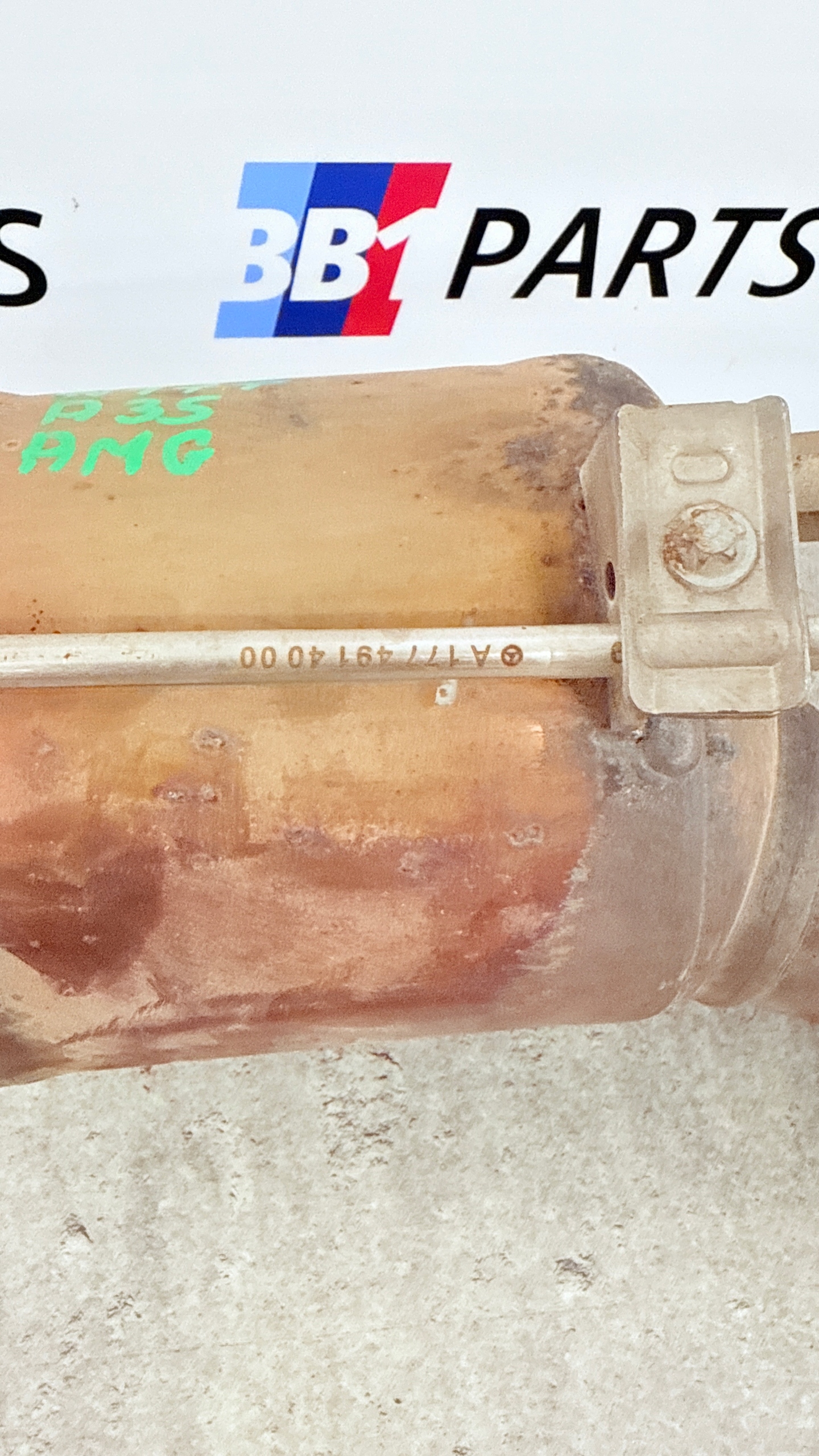 MERCEDES W177 exhaust pipe TLUMIK central catalyst A35 complete AMG