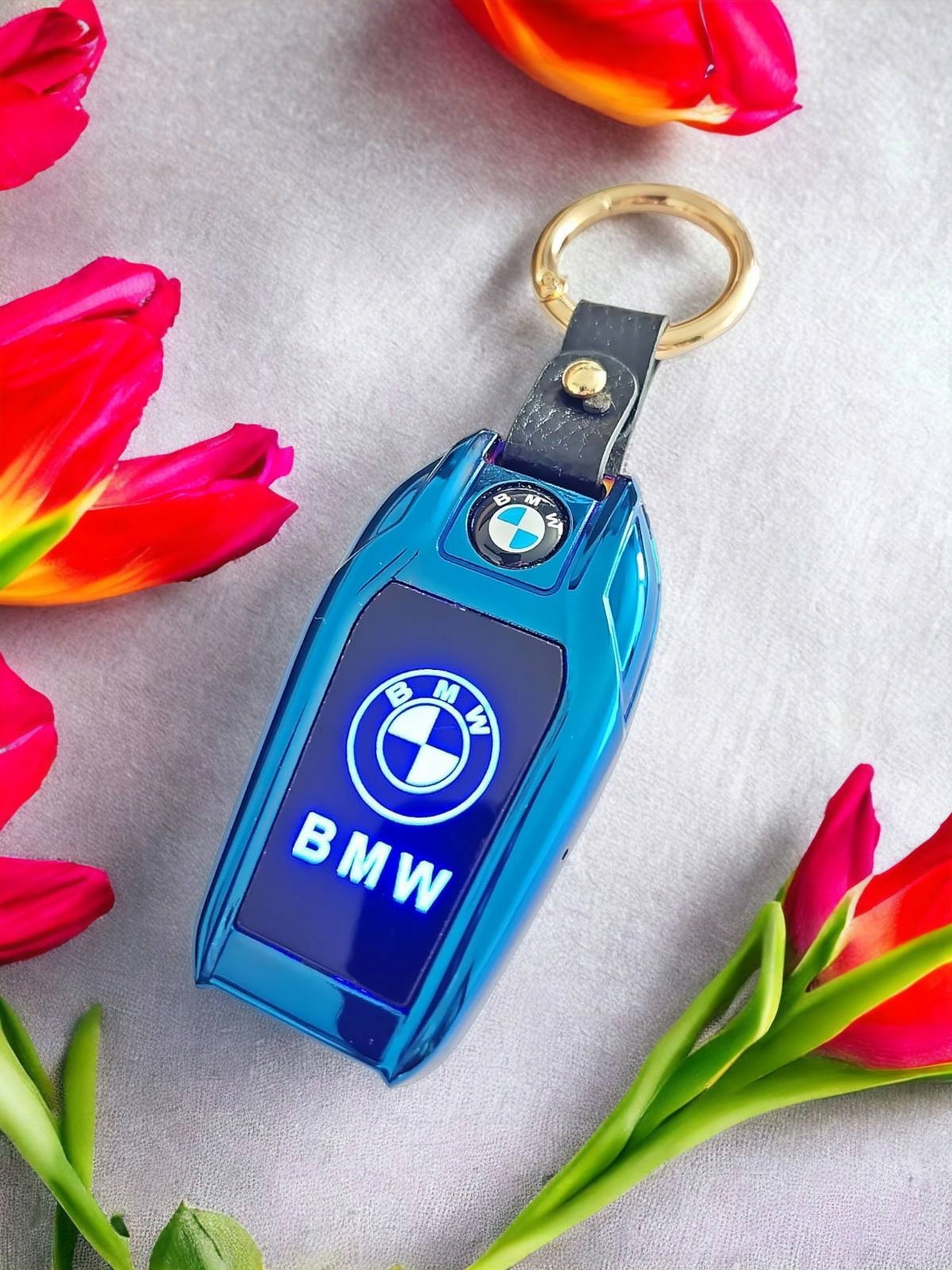 BMW ZAPALNICZKA ŻAROWA ELEGANCKI BRELOK DO KLUCZY LOGO LED ETUI KOKARDKA Numer katalogowy producenta 5903818662888
