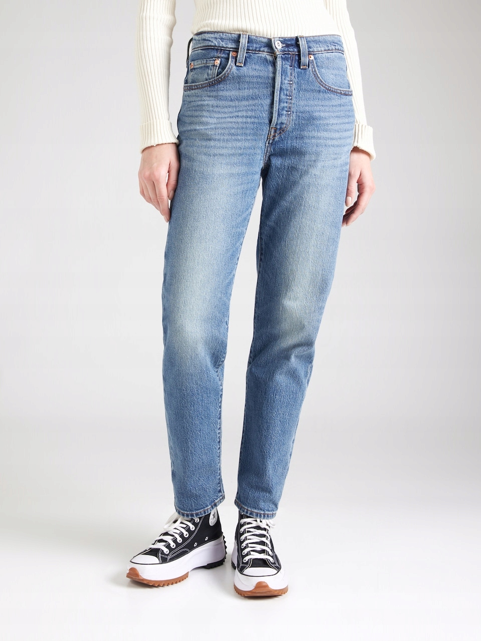 Levi's Džíny Mom Jeans Vysoký Pas Klasické Modré 28/28 7AA