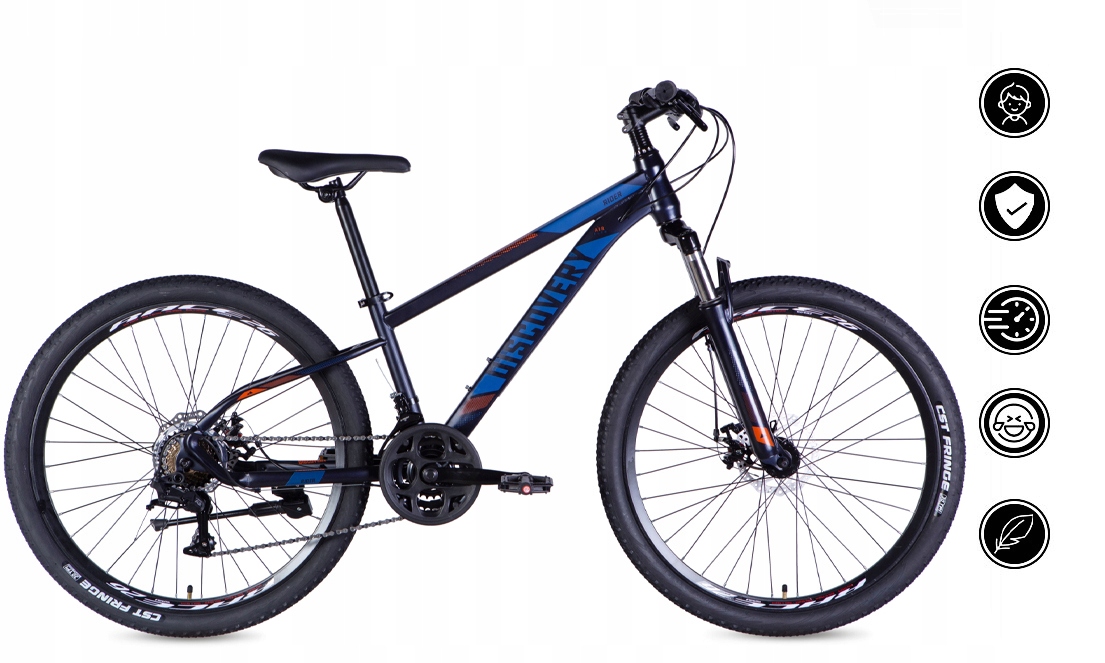 ROWER GÓRSKI MTB KOŁO 26 RAMA 16" RIDER LEKKI AMORTYZACJA PRZÓD I 150-165cm Marka Hurtex