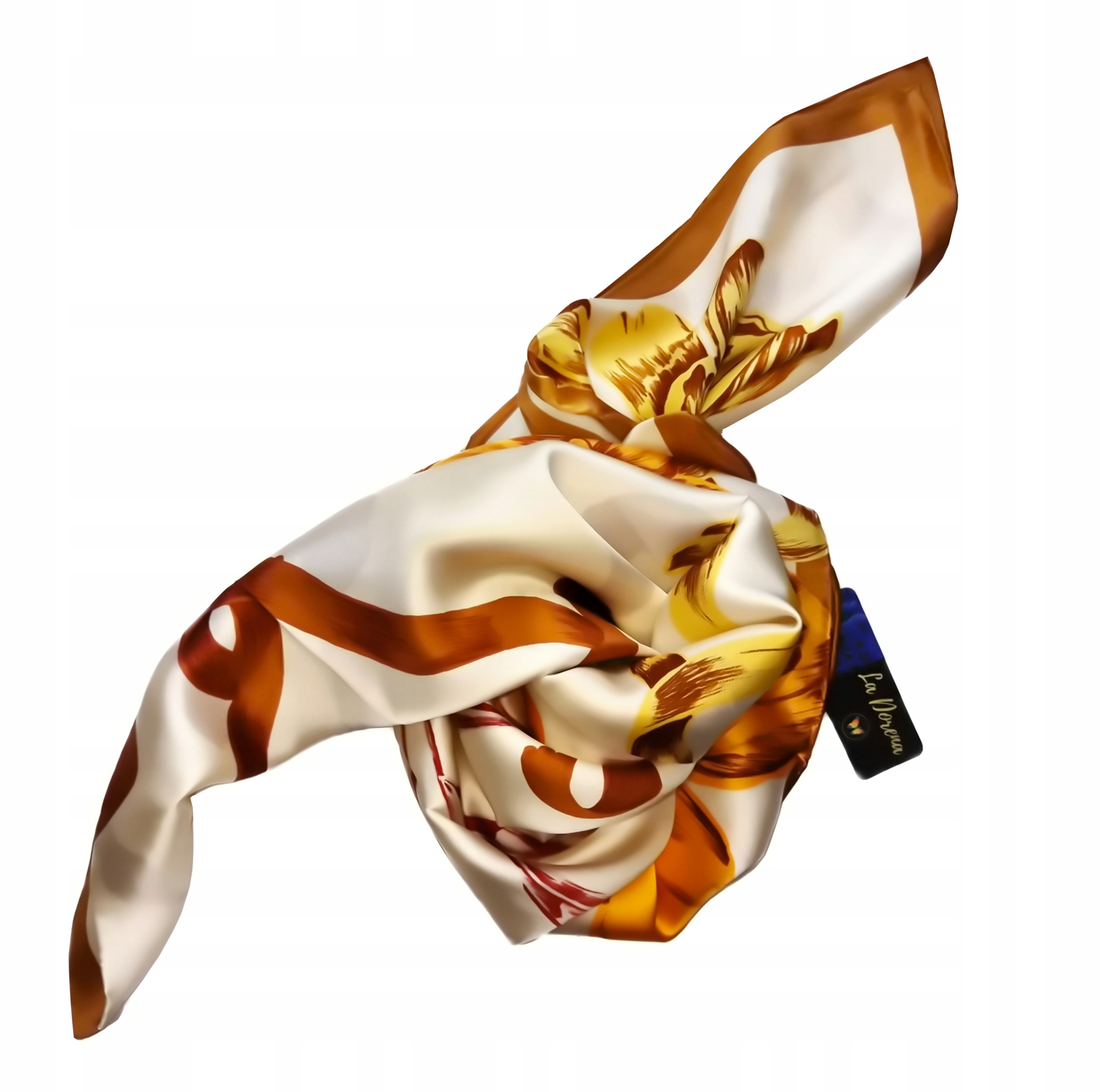 100% JEDWAB MARKOWA CHUSTA APASZKA JAKOŚĆ PREMIUM^ Marka LADORENA