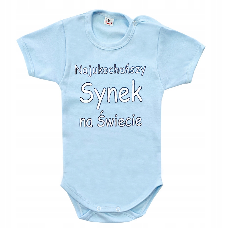 Wyprzedaż - Body krótki rękaw 98 cm Synek