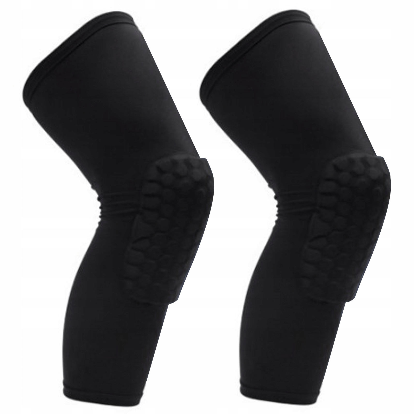 Ochraniacze Na Kolana Elastyczne Czarne Nakolanniki Unisex M 160-175CM