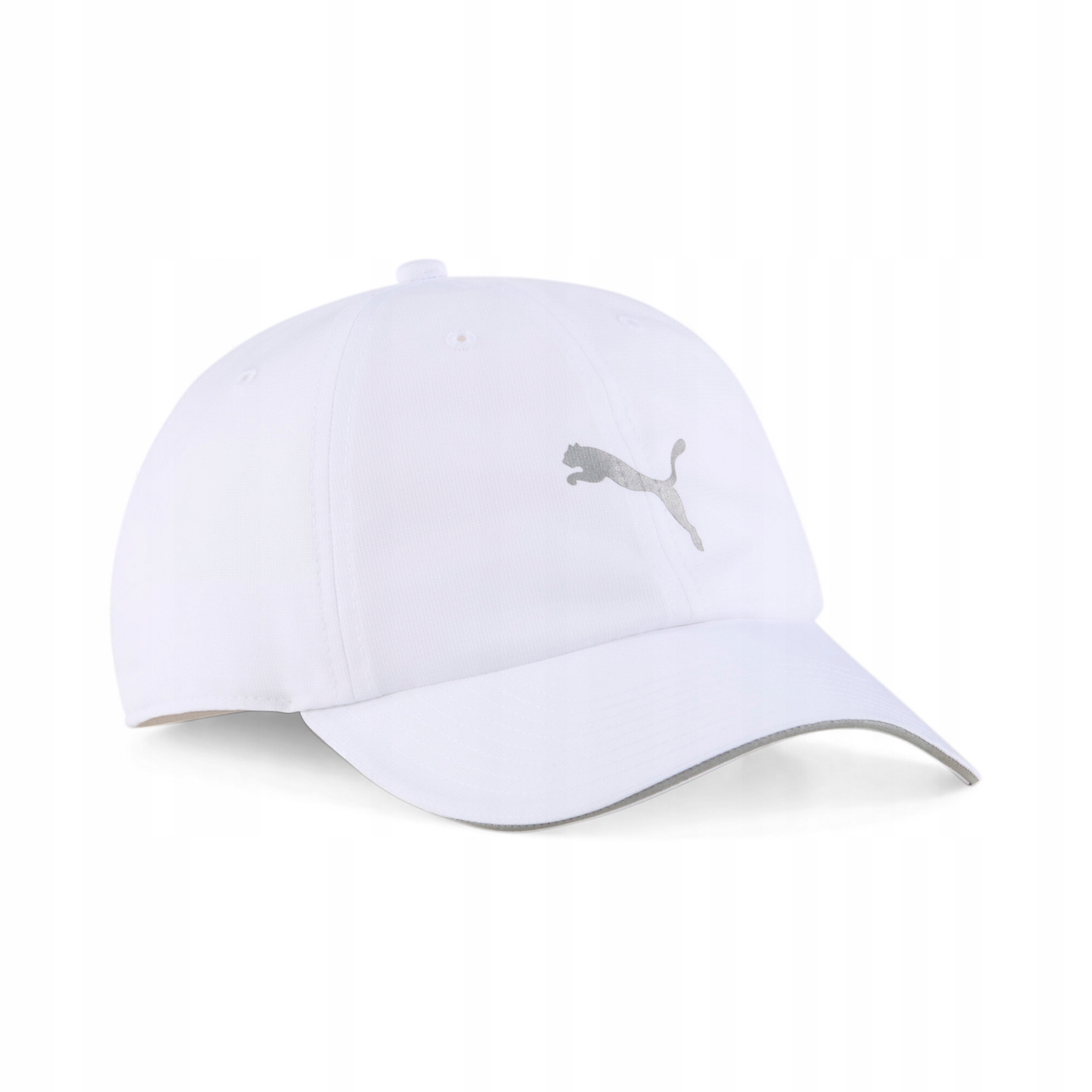 Czapka z Daszkiem Puma Do Biegania Cienka Małe Logo Biała 02616902 r. X