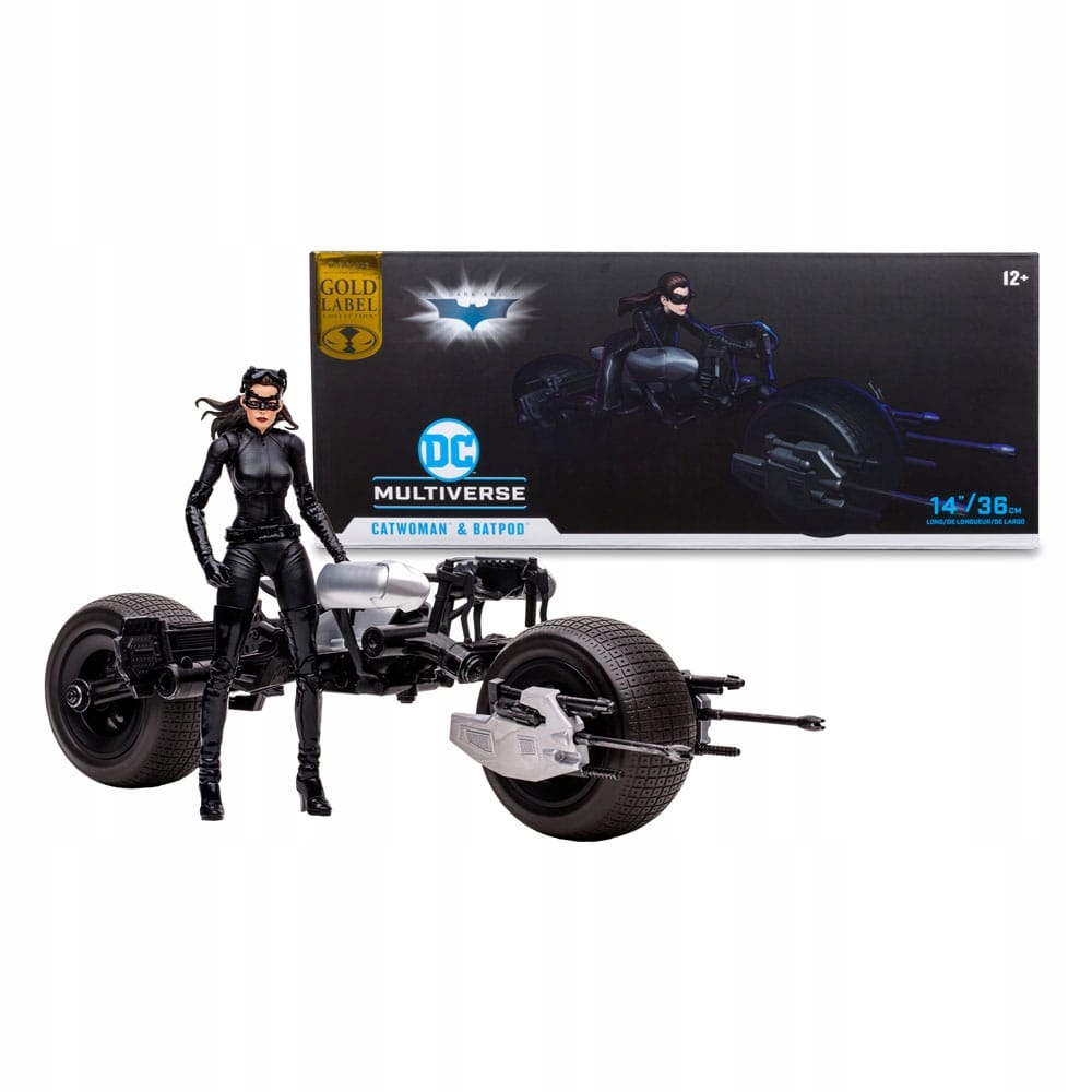 DC Multiverse Catwoman Batpod Sběratelská Figurka 18 CM Vozidlo