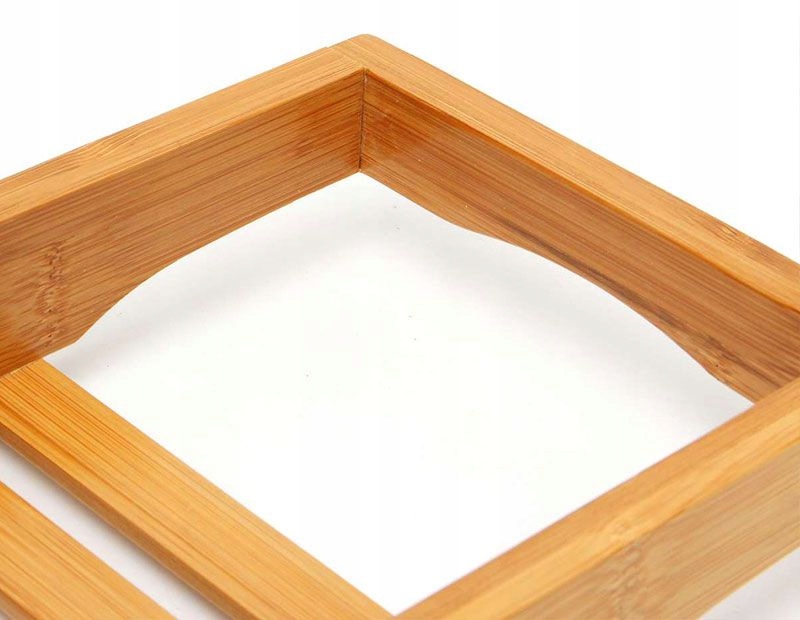 PÓŁKA NAKŁADKA NA WANNĘ PÓŁKA KĄPIELOWA BAMBUSOWA Szerokość mebla 14.5 cm
