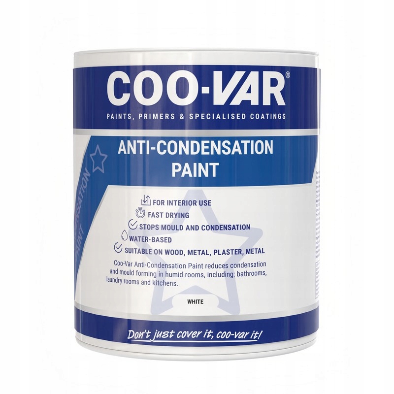 Antikondenzačná farba odolná voči vlhkosti Coo-Var 2,5 l
