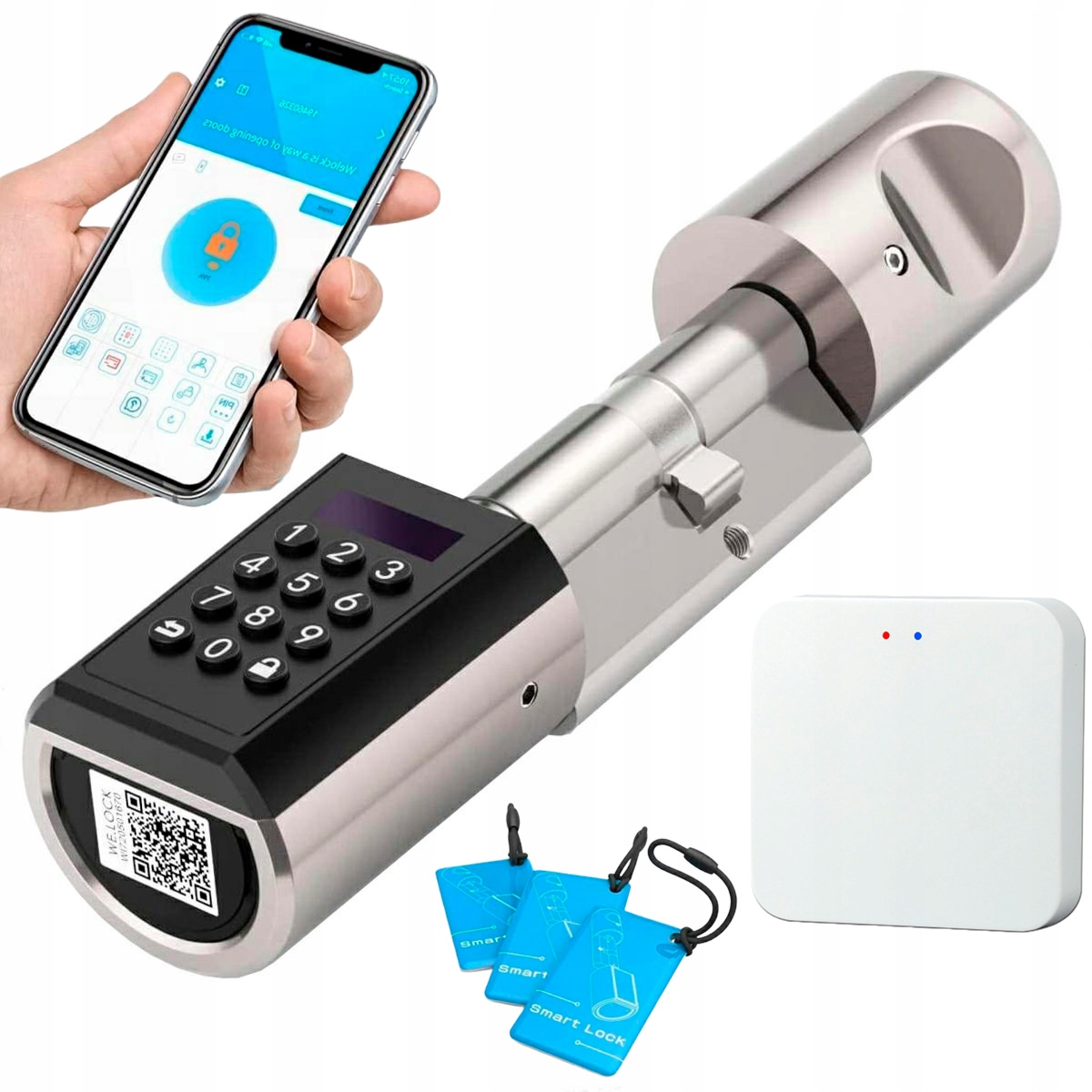 Elektronický Zámok Welock Zigbee Bluetooth Tuya Brána Zigbee Sada