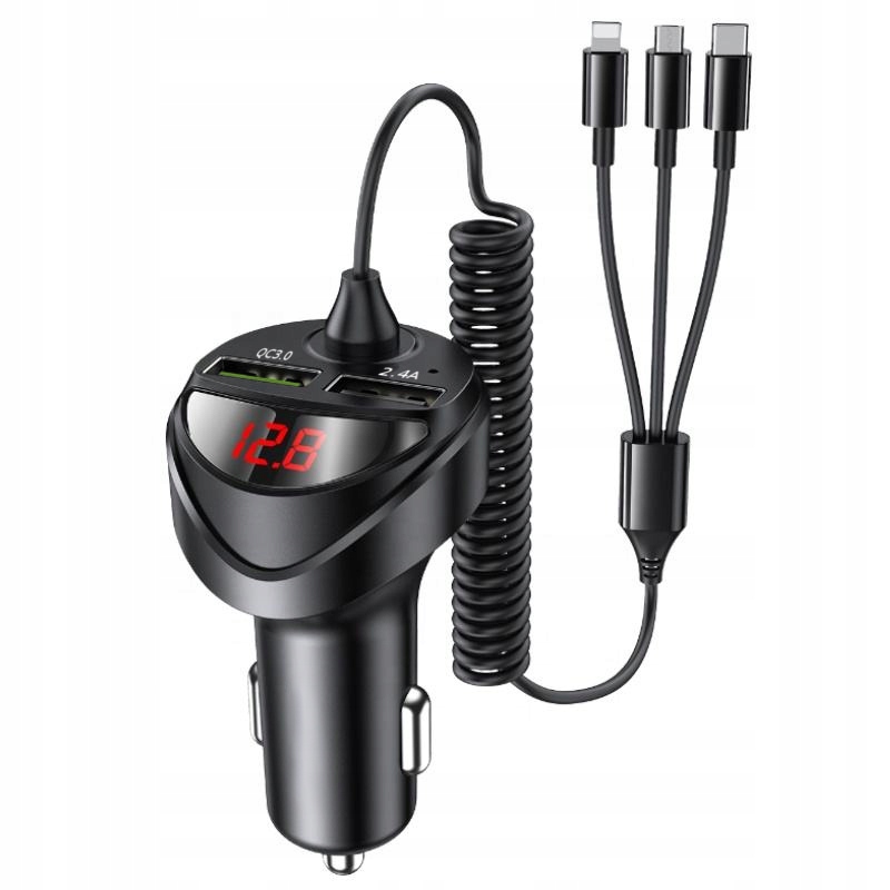 

Szybka Ładowarka Samochodowa Qc 3.0 5xUSB C Iphone