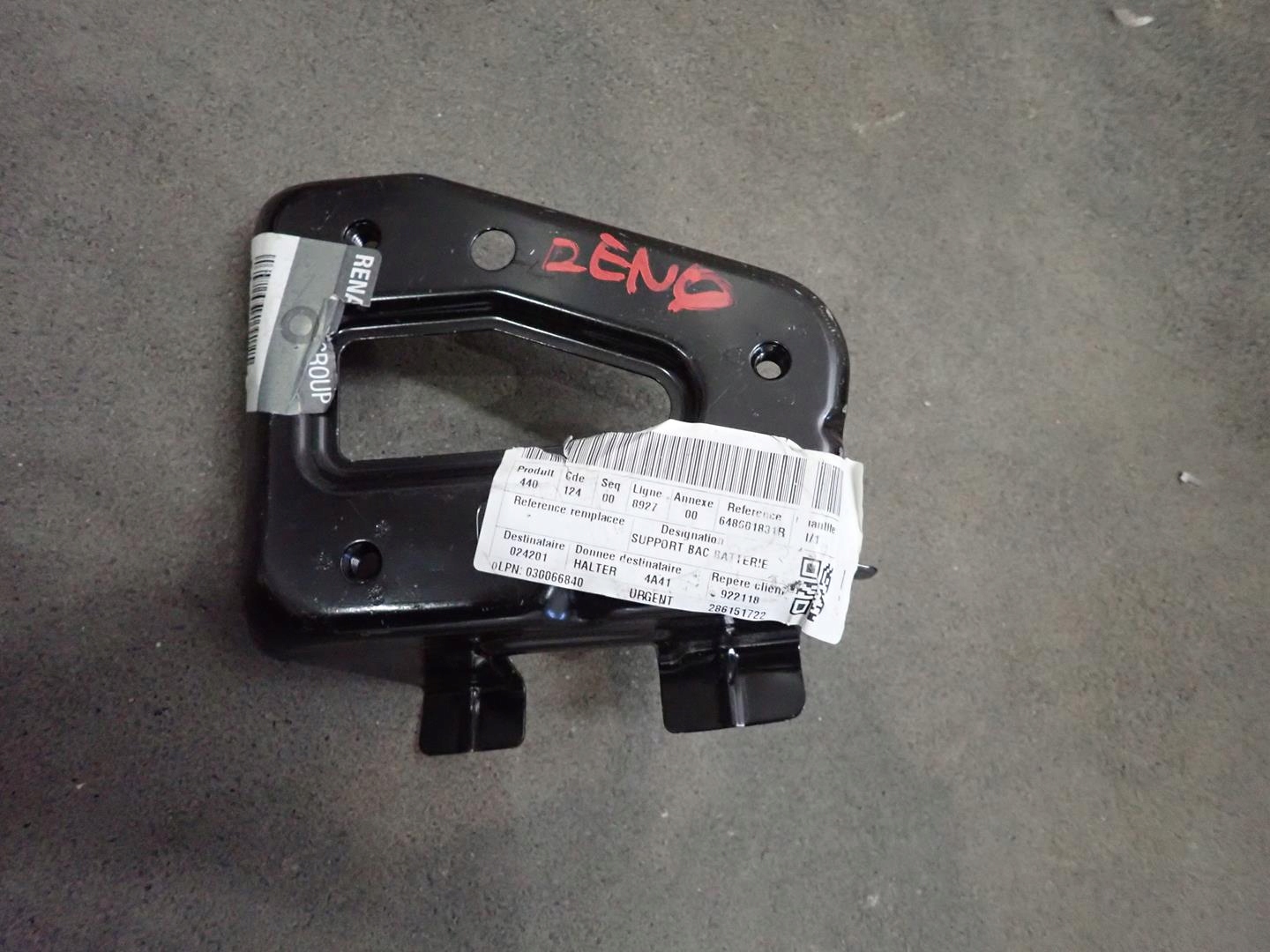 console holder RENAULT TWINGO III 2014- 648601831R
