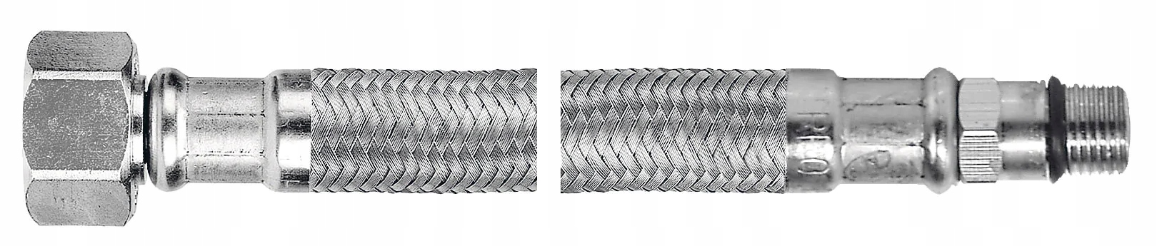 

Wąż bateryjny w oplocie L-35 M10 x 3/8 krótka koń.