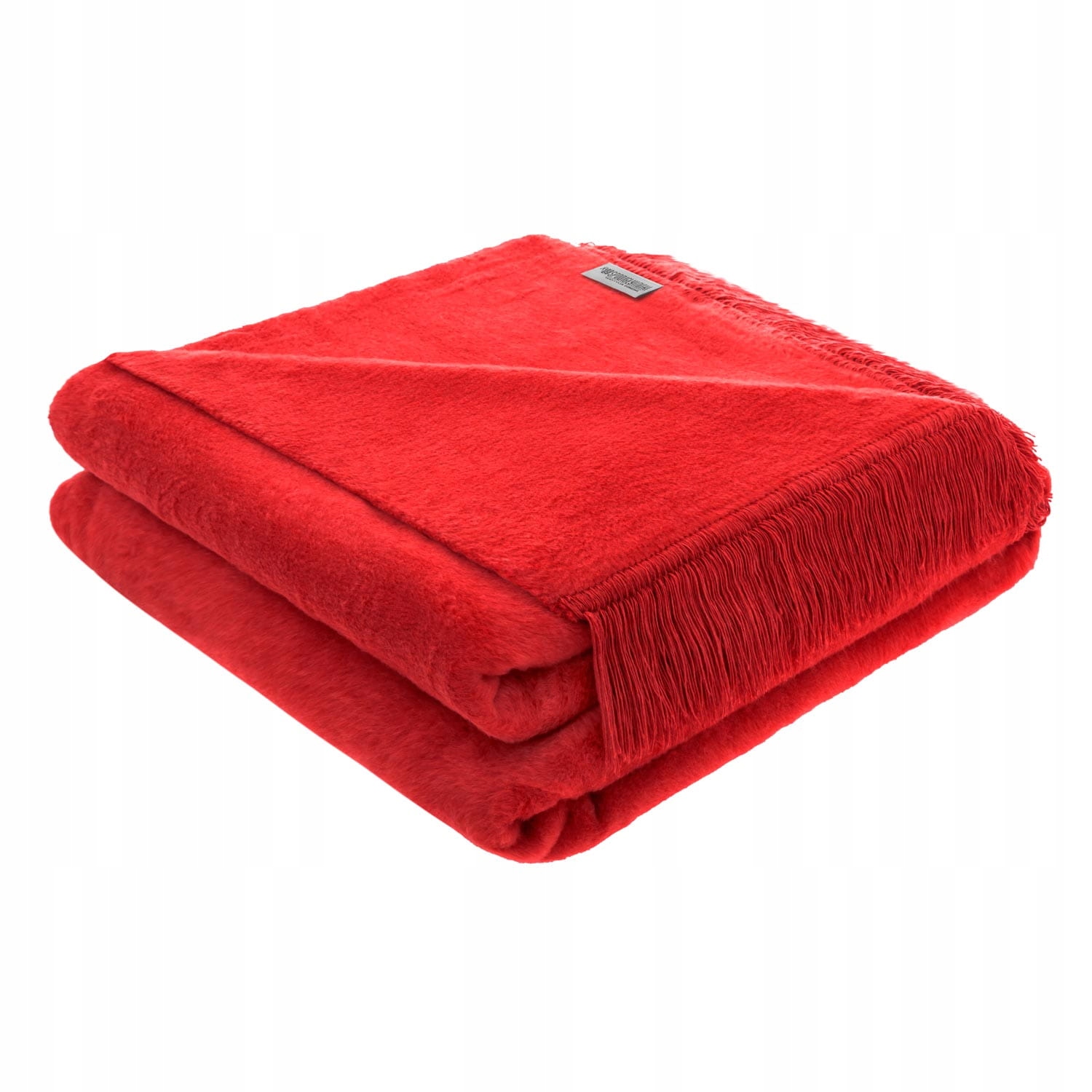 

Czerwony Naturalny Pled Koc Bawełniany 150x200 27