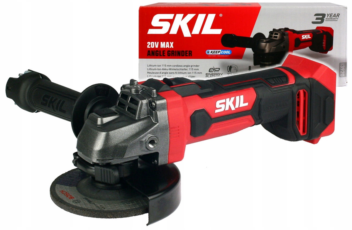 

Szlifierka Kątowa 125mm 20V Skil Korpus Body