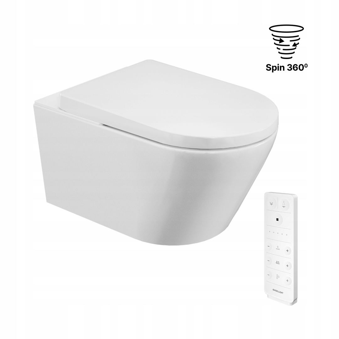 Dakota 2.2 Eco miska Wc z funkcją bidetu Spin 360, sterowana pilotem