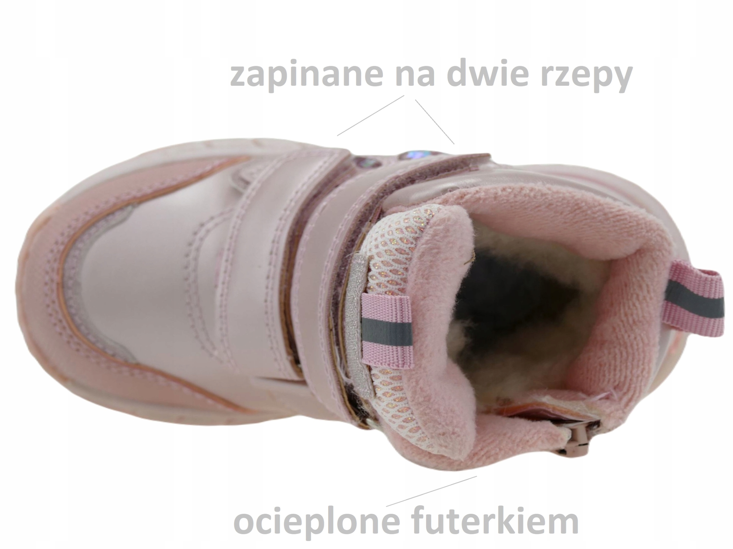 BUTY ZIMOWE DZIEWCZĘCE OCIEPLANE ŚNIEGOWCE 26 Płeć dziewczynki