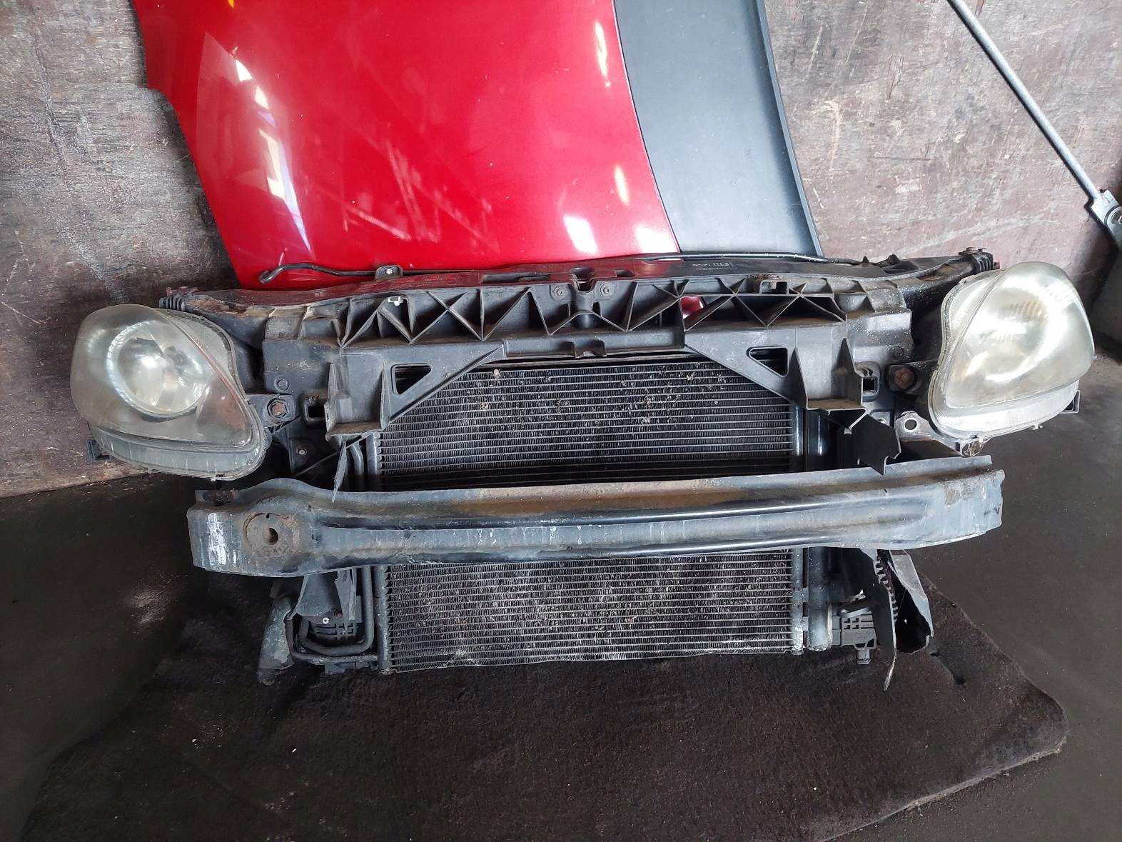 complete front bonnet bumper light fender SEAT LEON II LS3X