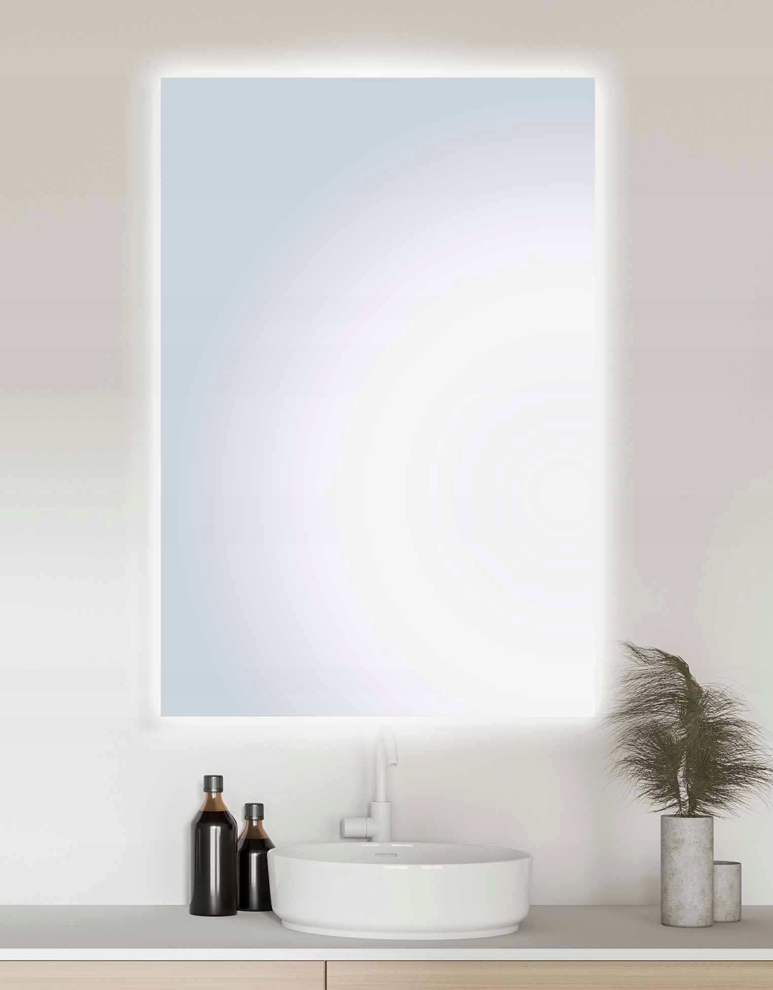 

Lustro łazienkowe prostokątne Led 70x50cm Bd Art