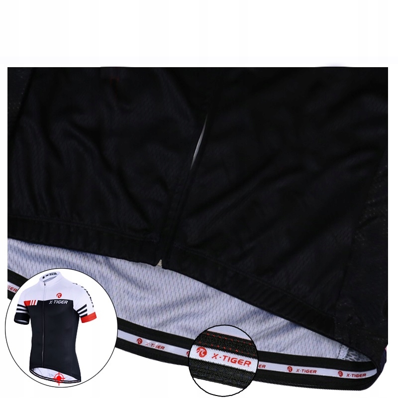 KOSZULKA DO JAZDY NA ROWERZE KOLARSKA WIOSENNA ELASTYCZNA LEKKA X-TIGER L Płeć mężczyzna