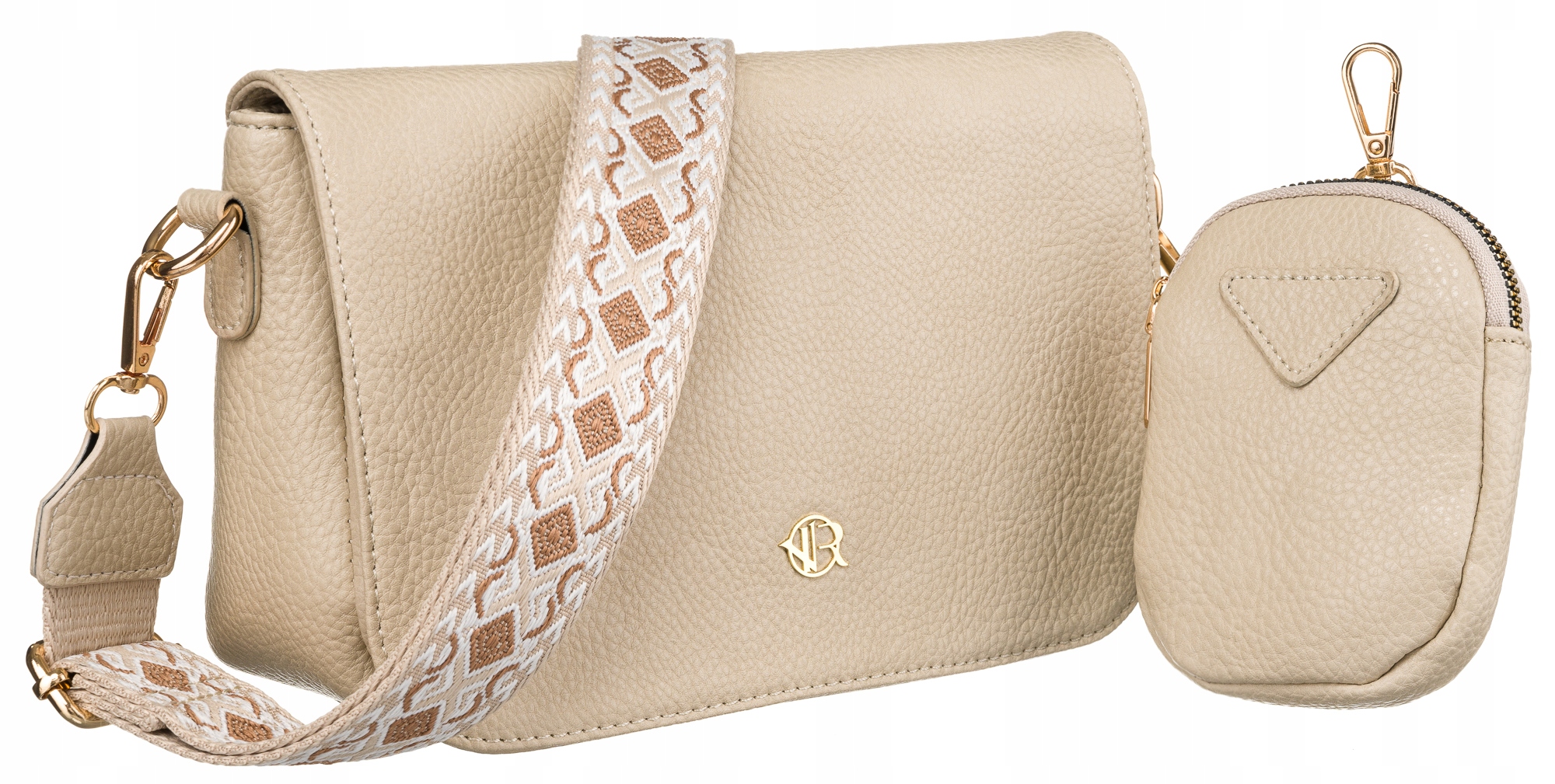 Rovicky torebka damska na ramię wygodna przez ciało torba zamek małe etui