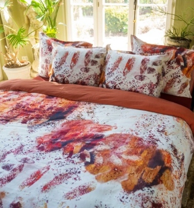 Povlečení Kayori Omachi z bavlněného saténu 135x200 80/80 cm