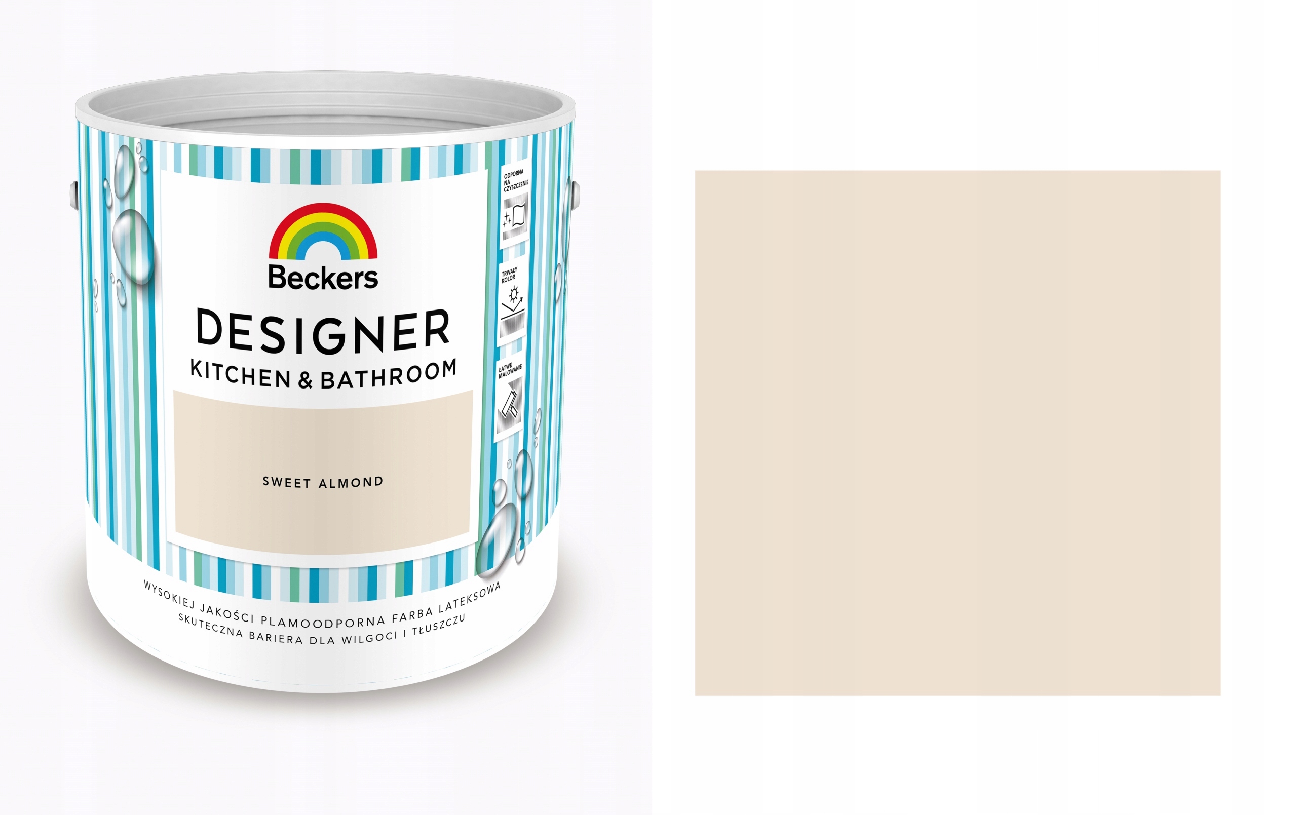 Beckers Designer Kitchen Bathroom Sweet Almond 2,5 L Kuchyň, Koupelna