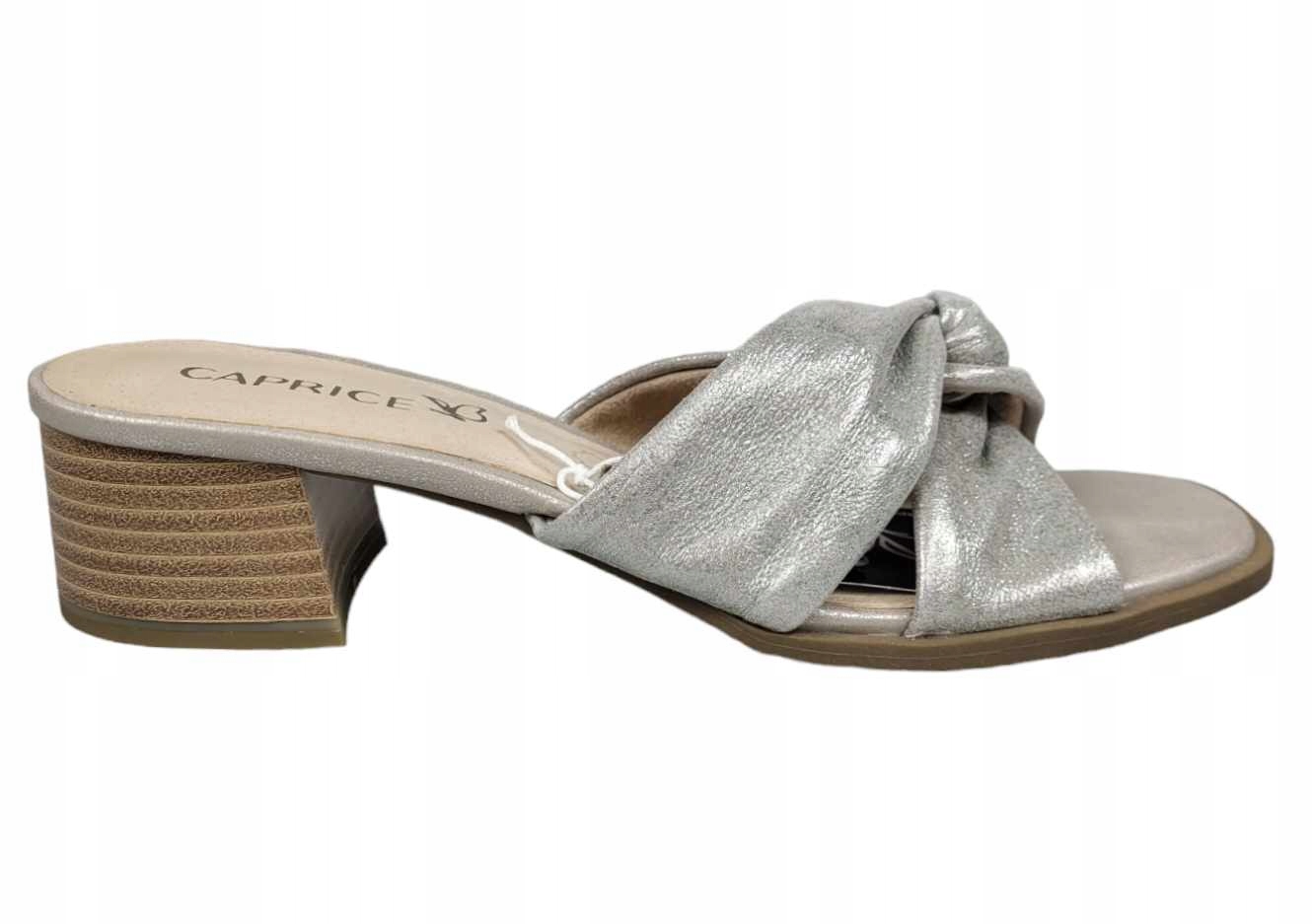 Caprice Nazouváky 9-27204-20 Šedá Stříbrná r38