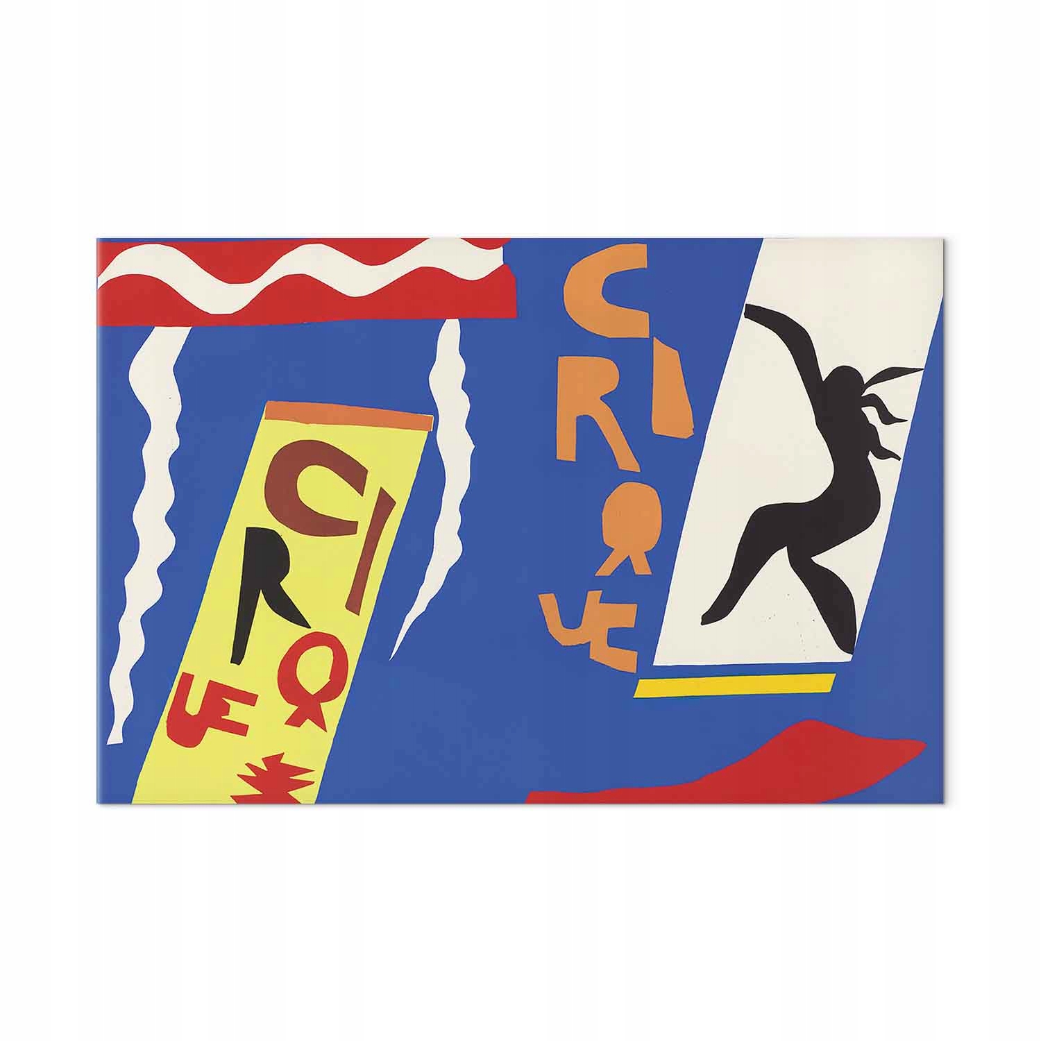 Obraz na plátně canvas Henri Matisse Cirkus Jazz Vystřihovánka Grafika 120x80 cm