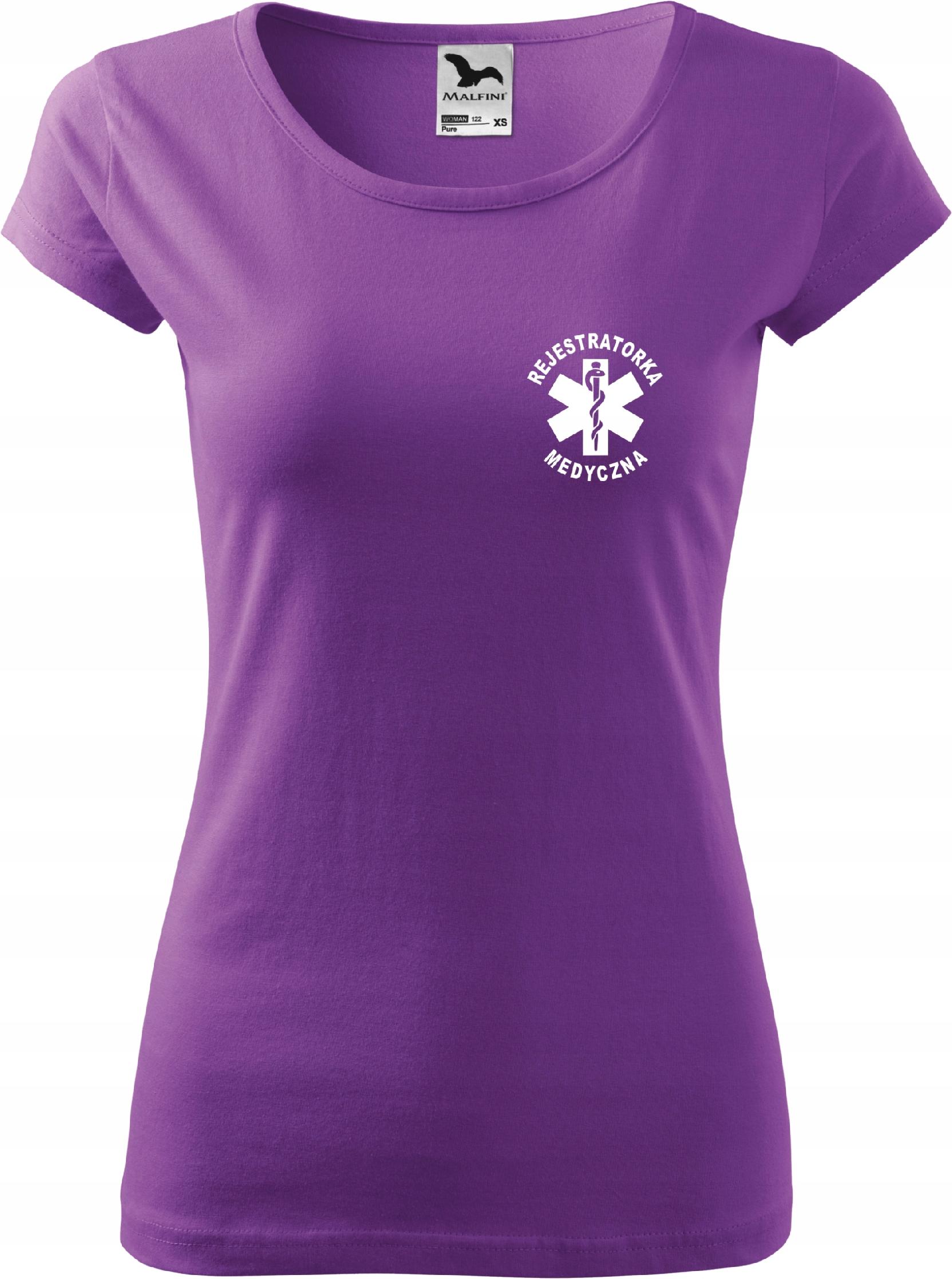 

Damska Koszulka Pure Rejestratorka Medyczna Fiolet