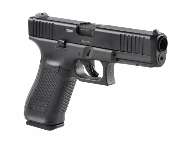 Pistolet na kule gumowe Glock 17 Gen5 T4E .43 CO2 czarny Walizka Wycior