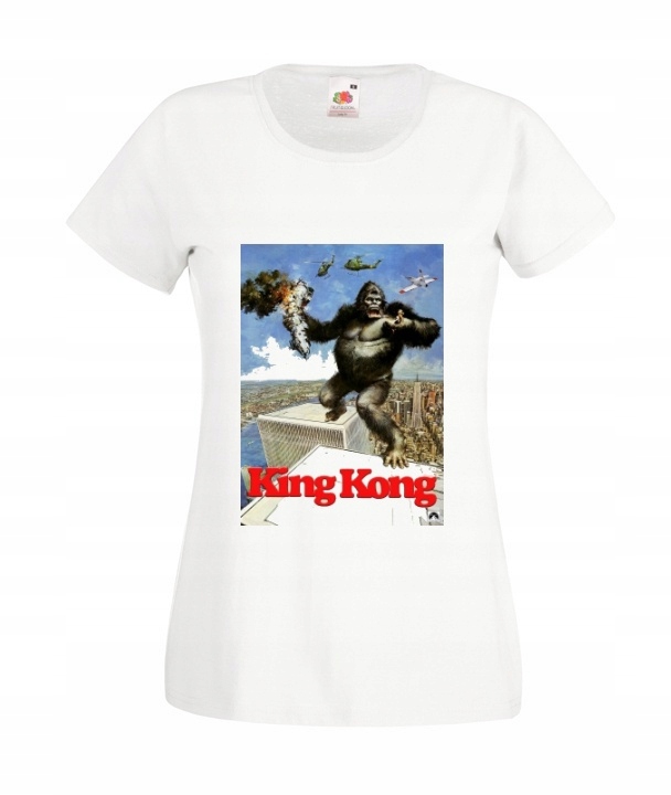 

Koszulki Damskie Męskie King Kong Goryl Małpa