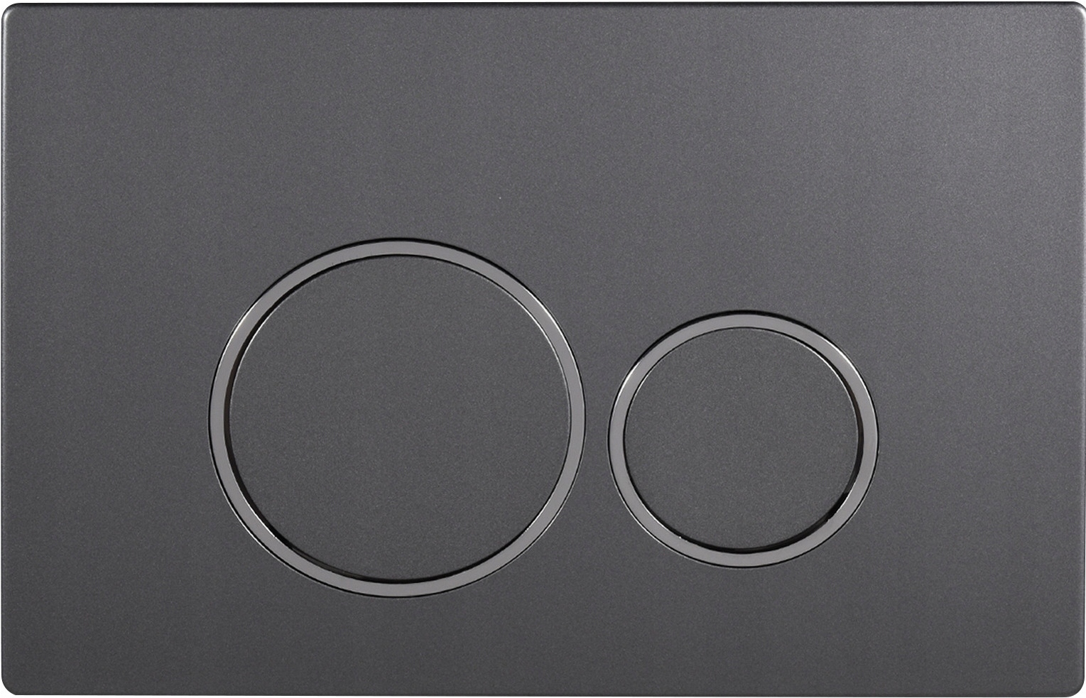 Tlačidlo Dopio gun metal je vhodné pre Wc stojan Geberit Duofix Delta UP100