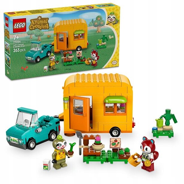 Lego Animal Crossing 77054 Leif, karavan a zahradnictví