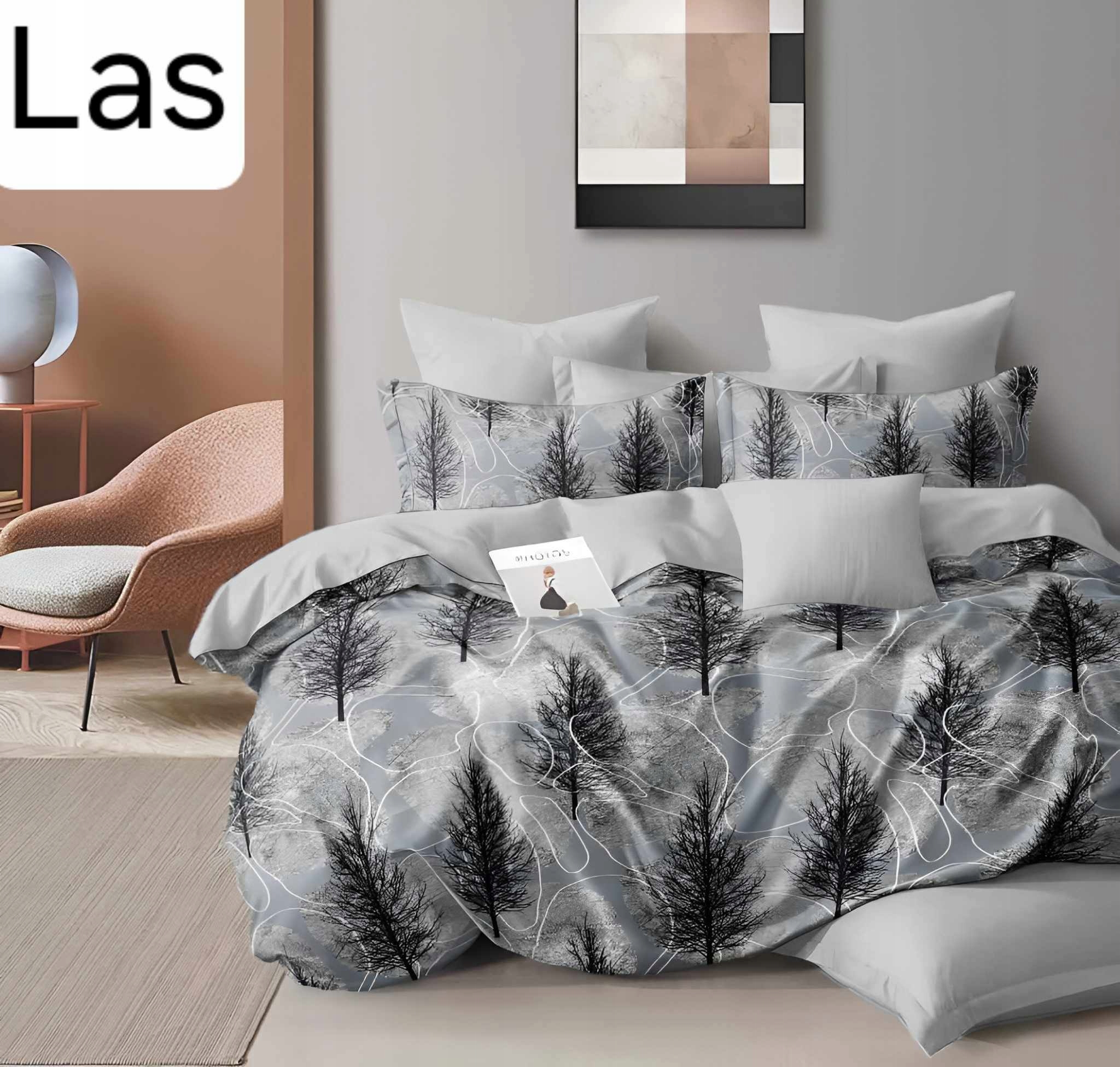 POŚCIEL 200x220 + PRZEŚCIERADŁO 100 % bawełna satynowa WZORY Długość poszewki na kołdrę 220 cm