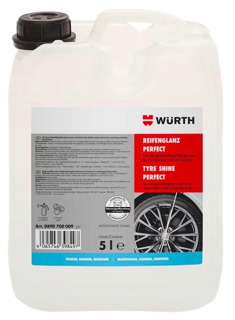 Wurth Leštidlo Na Pneumatiky Perfect 5L 0890700009