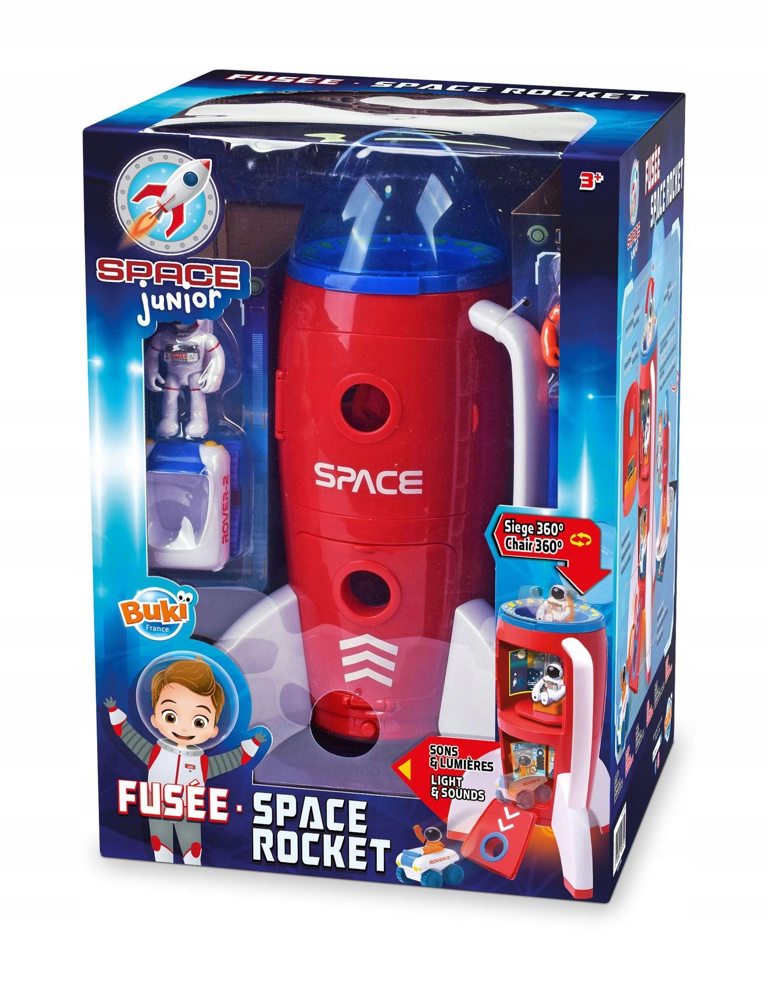 Buki: Duża rakieta kosmiczna 42 cm z astronautami 3+ 63114