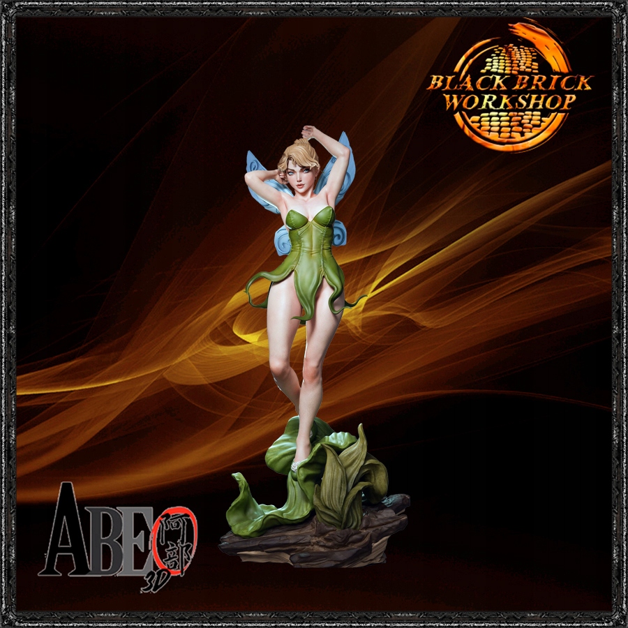 Tinker Bell Neupravená Abe 3D Měřítko 1/12 (150 mm) (sfw) 3D tisk