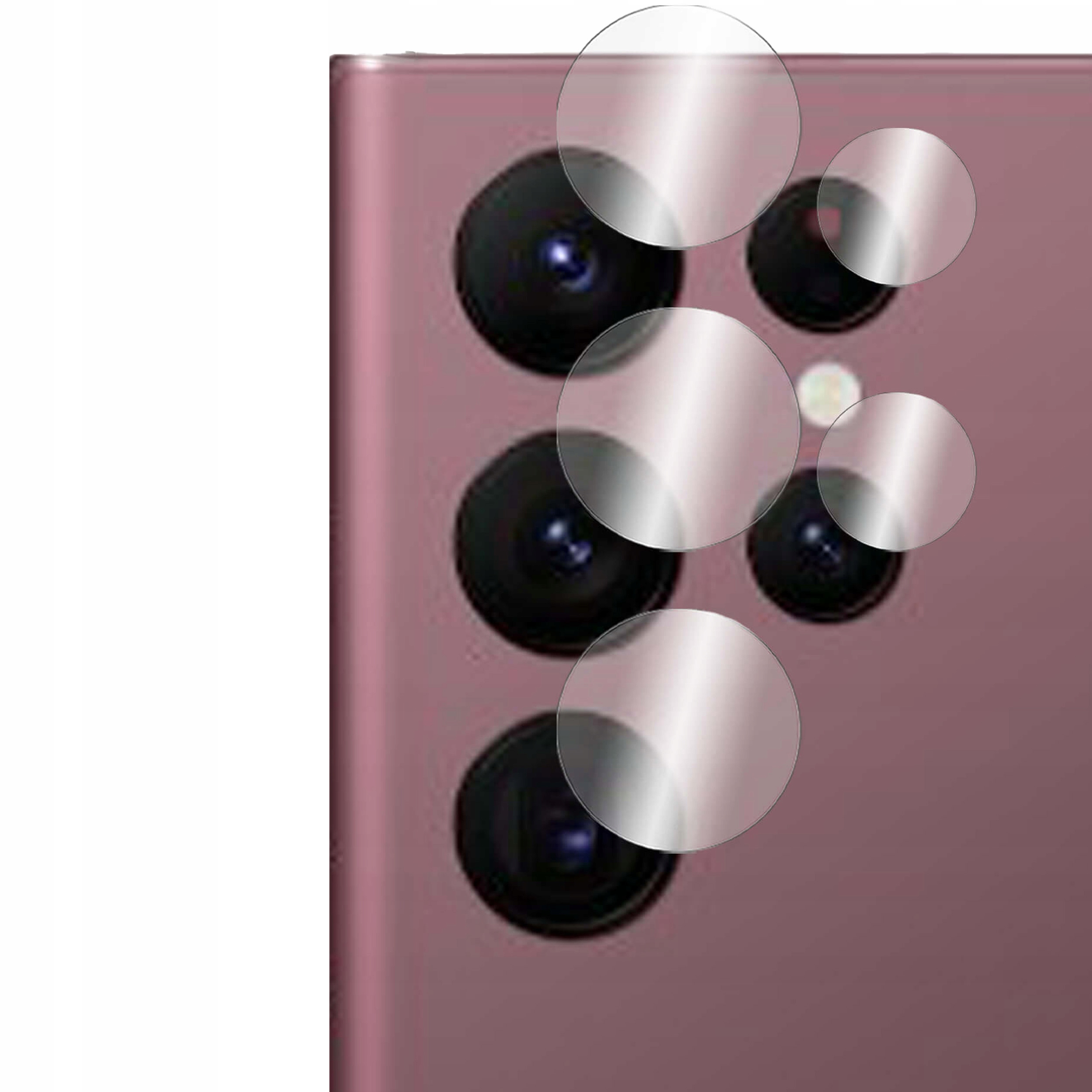 

Szkło hybrydowe na aparat do Samsung S22 Ultra
