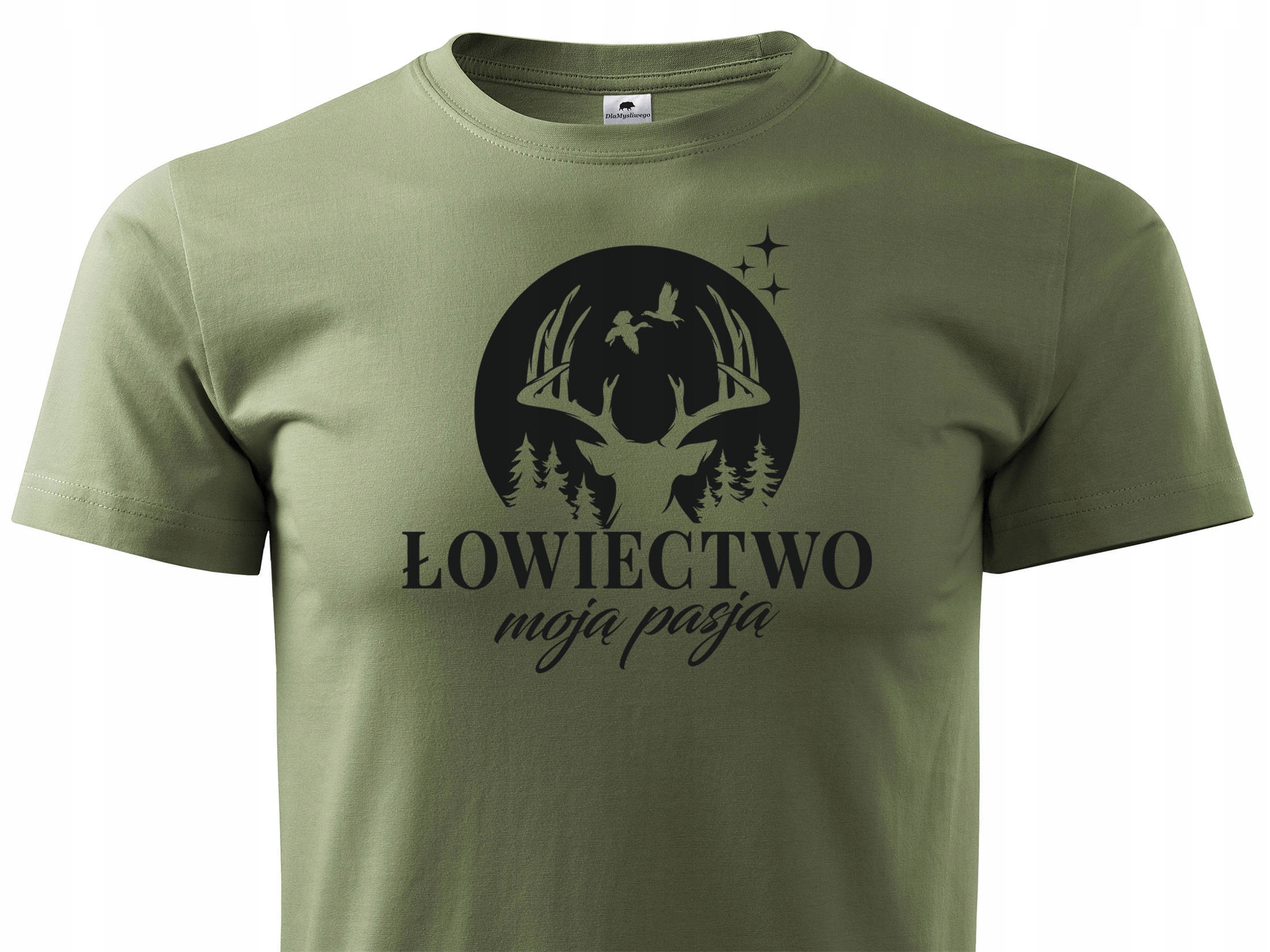 

T-shirt Myśliwego khaki Łowiectwo Moją Pasją