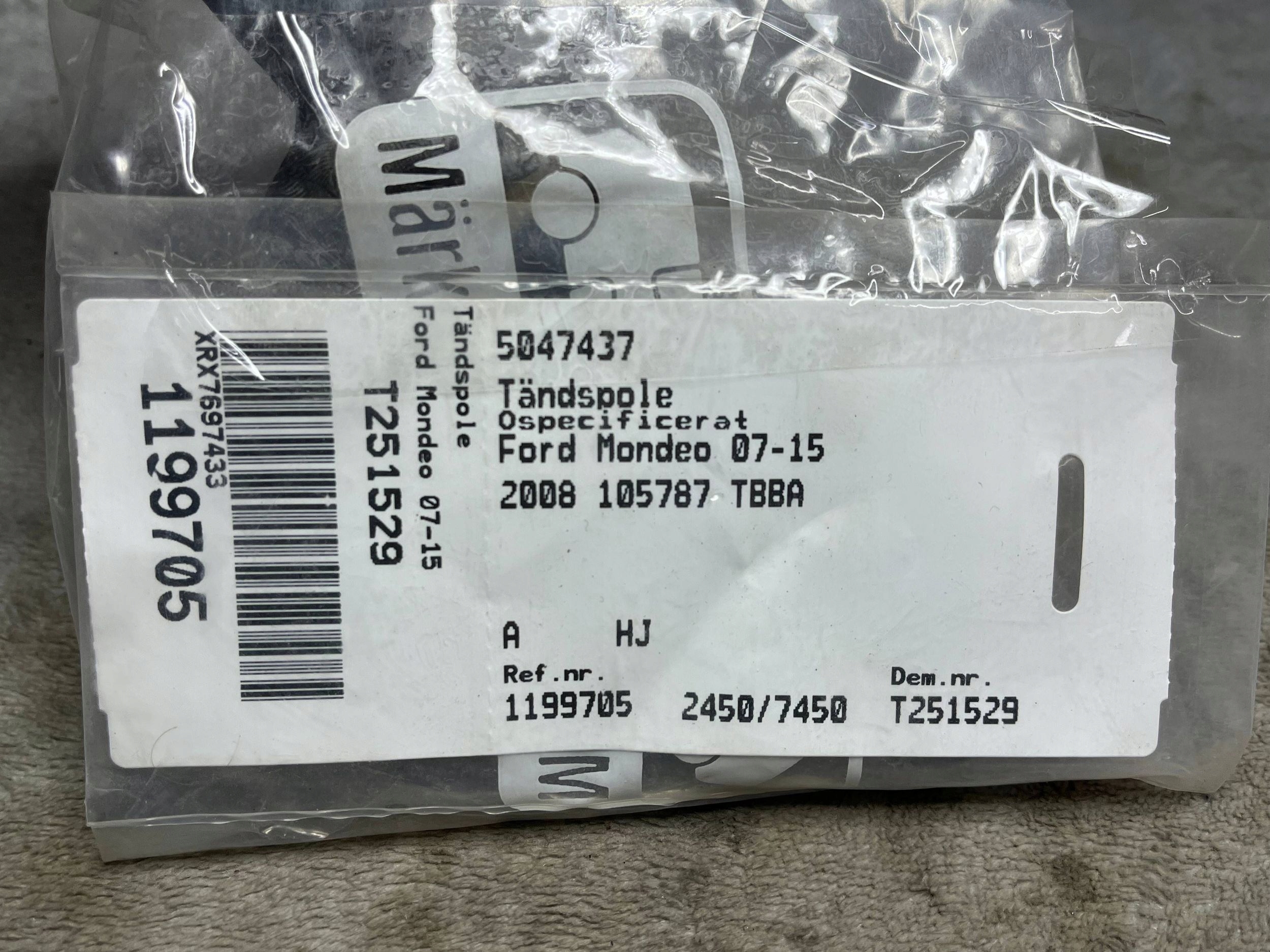 coil ignition FORD MONDEO OEM 5047437 !J