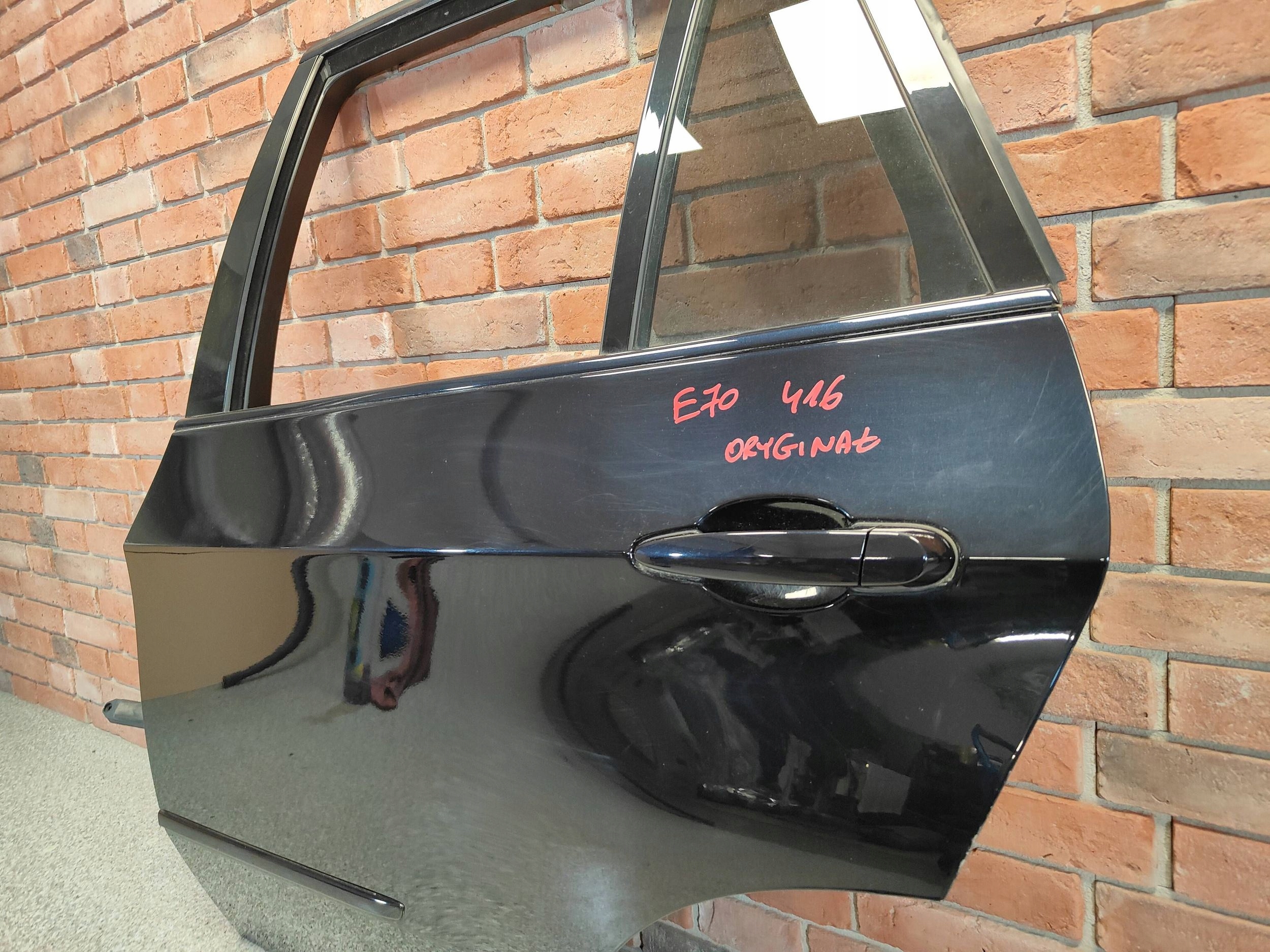 DRZWI LEWY TYŁ LEWE TYLNE BMW X5 E70 416 CARBONSCHWARZ Numer katalogowy części 7261481