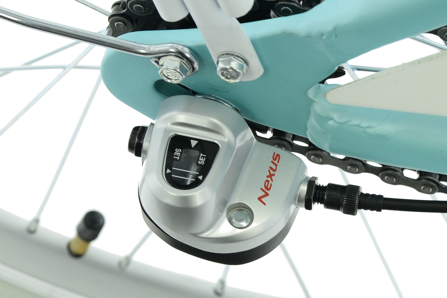 Rower Kands 24 Olivia r14 cali miętowo-biały mat 2025 Nowość na rynku !!