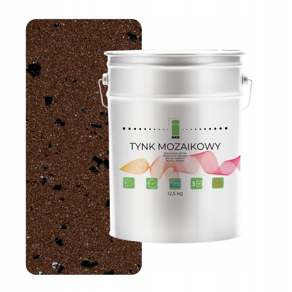 Mozaiková pryskyřičná omítka Marmolit Hnědá M94 12,5 kg Mrazuvzdorná Premium