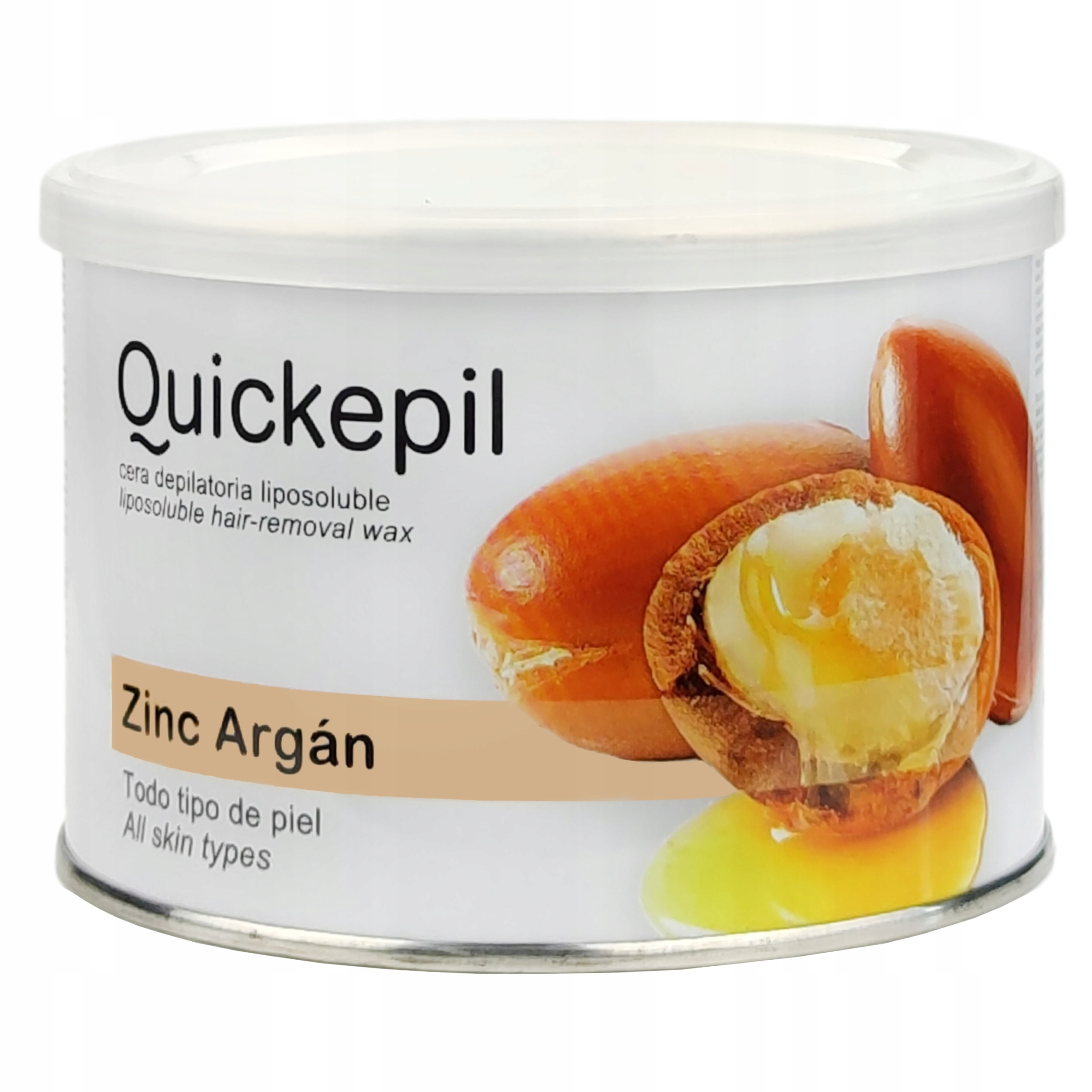 Quickepil wosk depilacja Cynk Argan Puszka 400ml