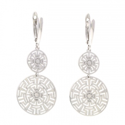 

Kolczyki stal chirurgiczna srebrne Grecki Hit