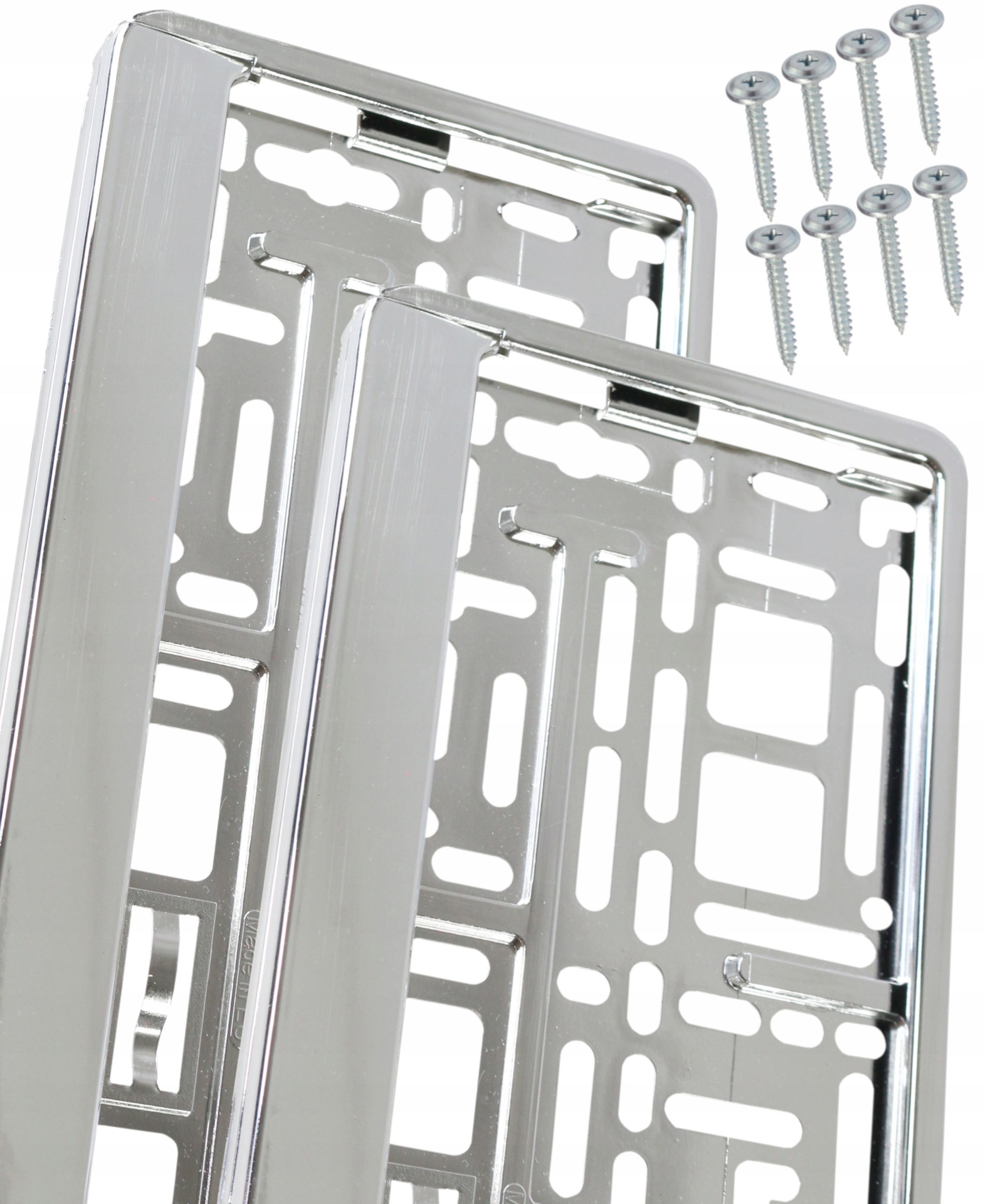 

2x Ramka pod tablice rejestracyjna Chromowane