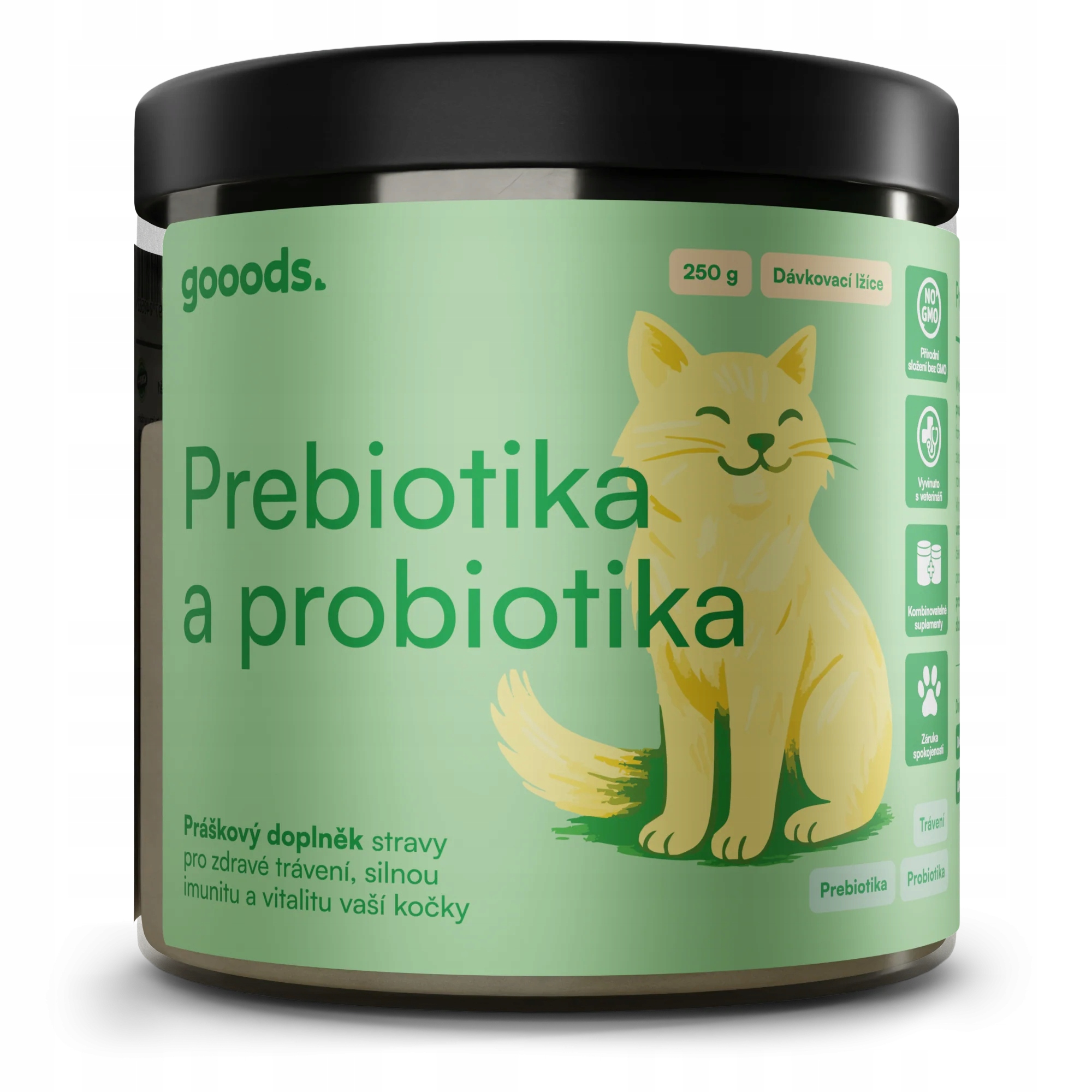 Gooods. Prebiotika a probiotika pro kočky 250g prášek