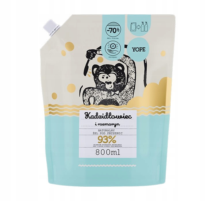 YOPE ŻEL POD PRYSZNIC KADZIDŁOWIEC 800ML