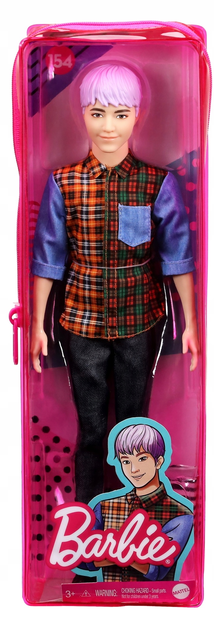 BARBIE FASHIONISTAS MODNY KEN STYLOWY GYB05 154 14701830124